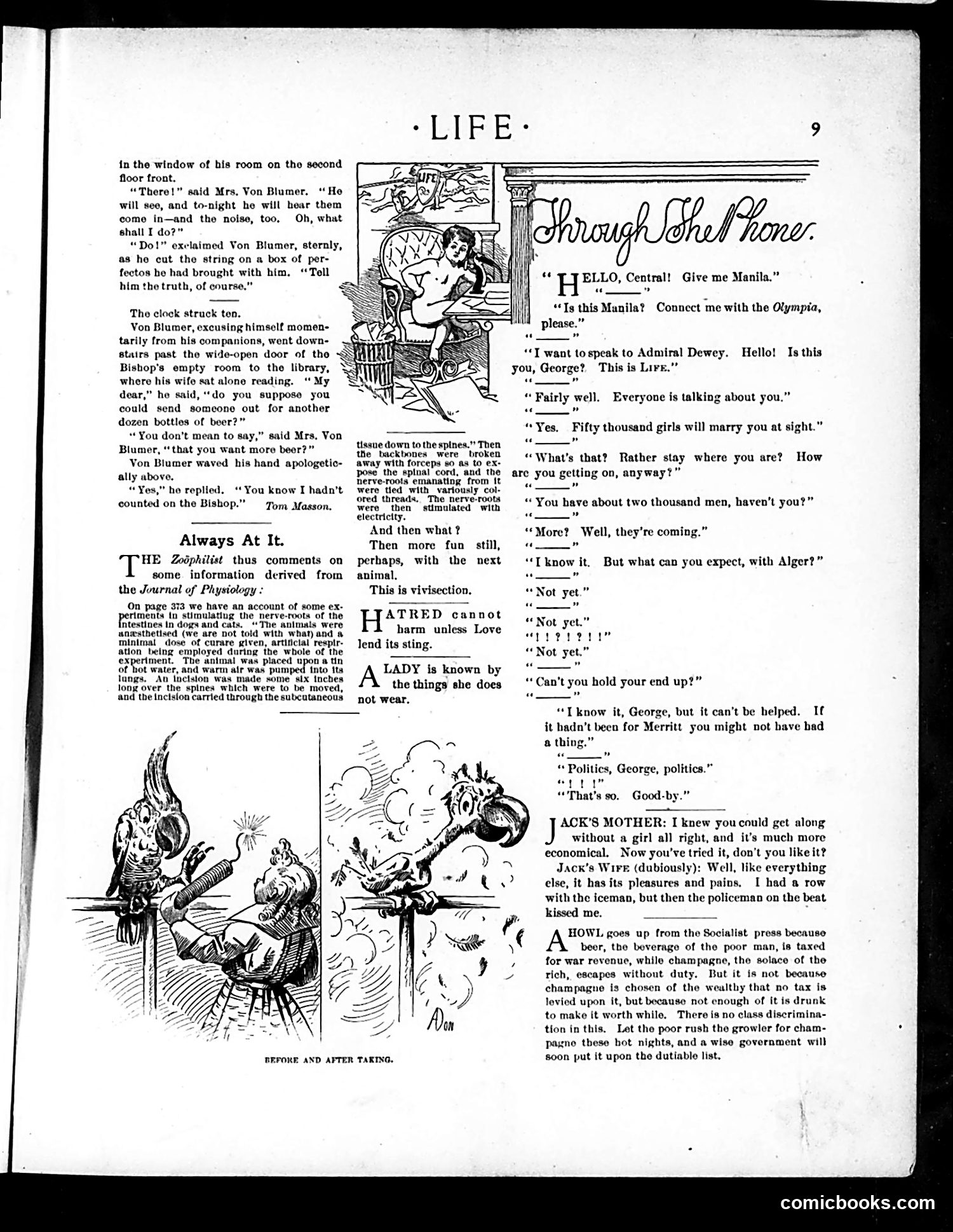 Life — July 7, 1898 — page 9: Life, 1898-07-07