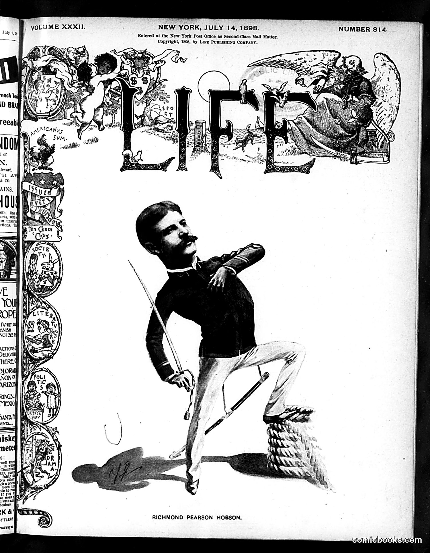 Life — July 14, 1898 — page 1: Life, 1898-07-14