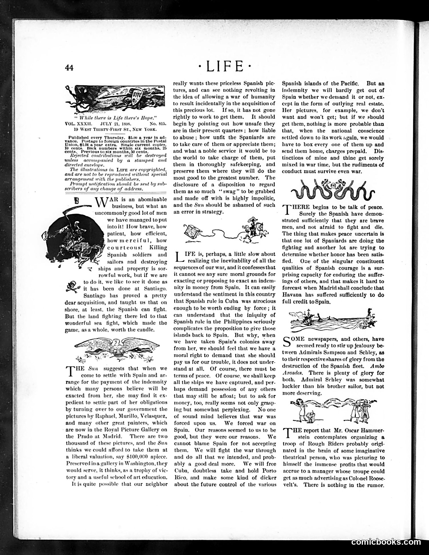 Life — July 21, 1898 — page 4: Life, 1898-07-21
