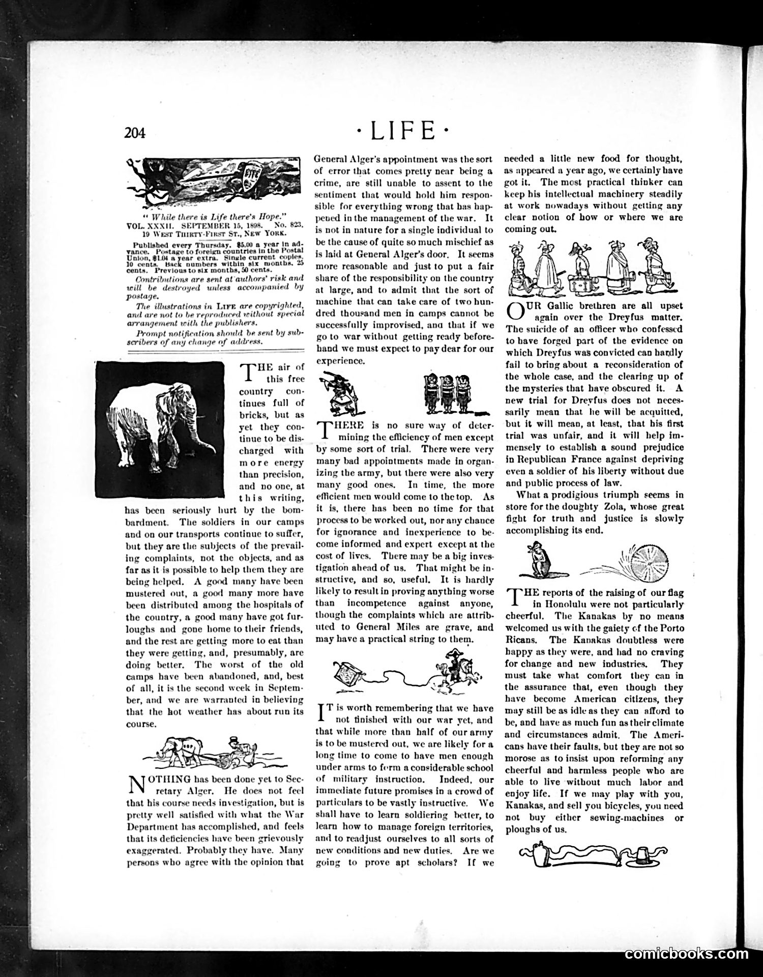 Life — September 15, 1898 — page 4: Life, 1898-09-15