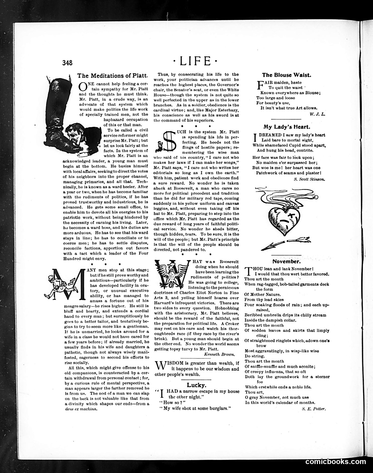 Life — November 3, 1898 — page 8: Life, 1898-11-03