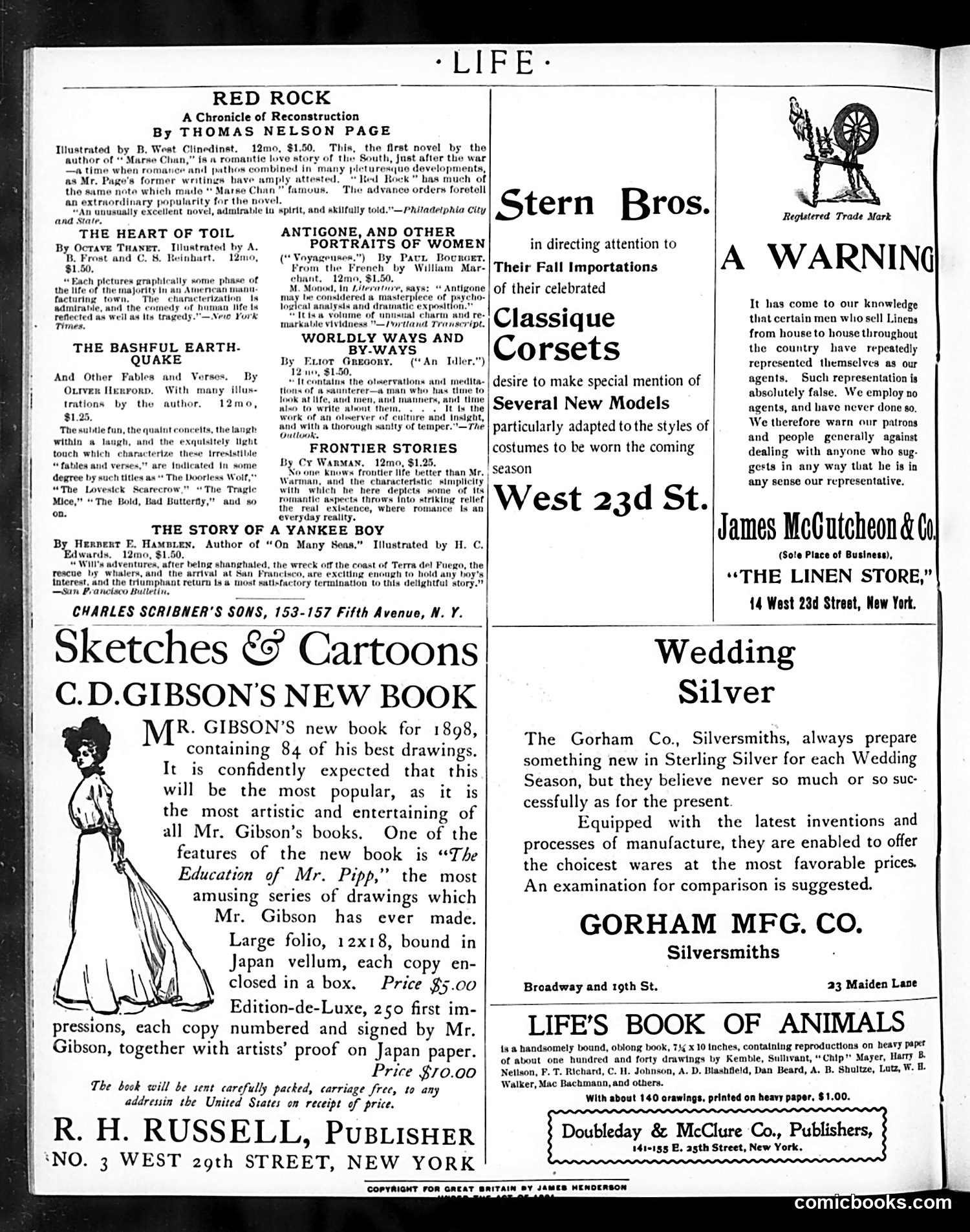 Life — November 10, 1898 — page 2: Life, 1898-11-10