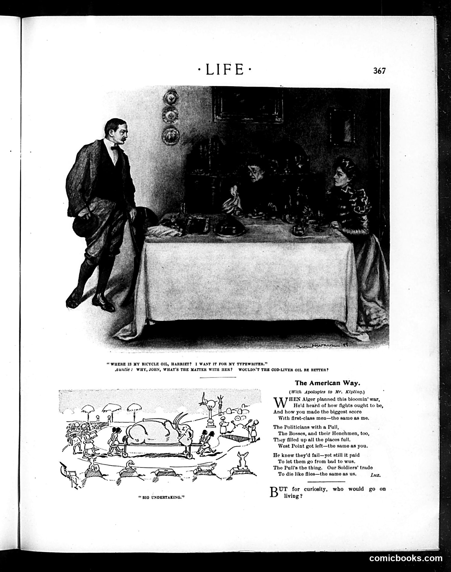 Life — November 10, 1898 — page 7: Life, 1898-11-10