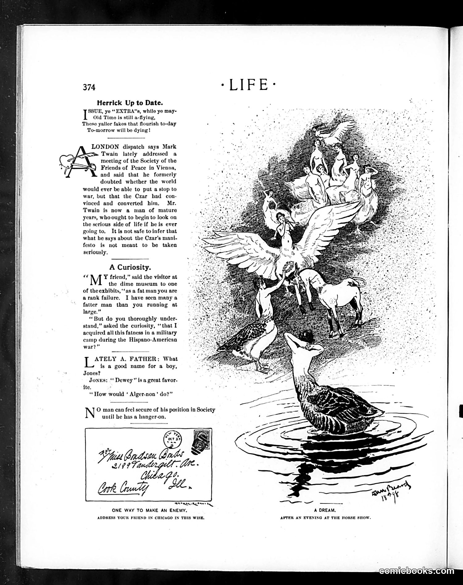 Life — November 10, 1898 — page 14: Life, 1898-11-10