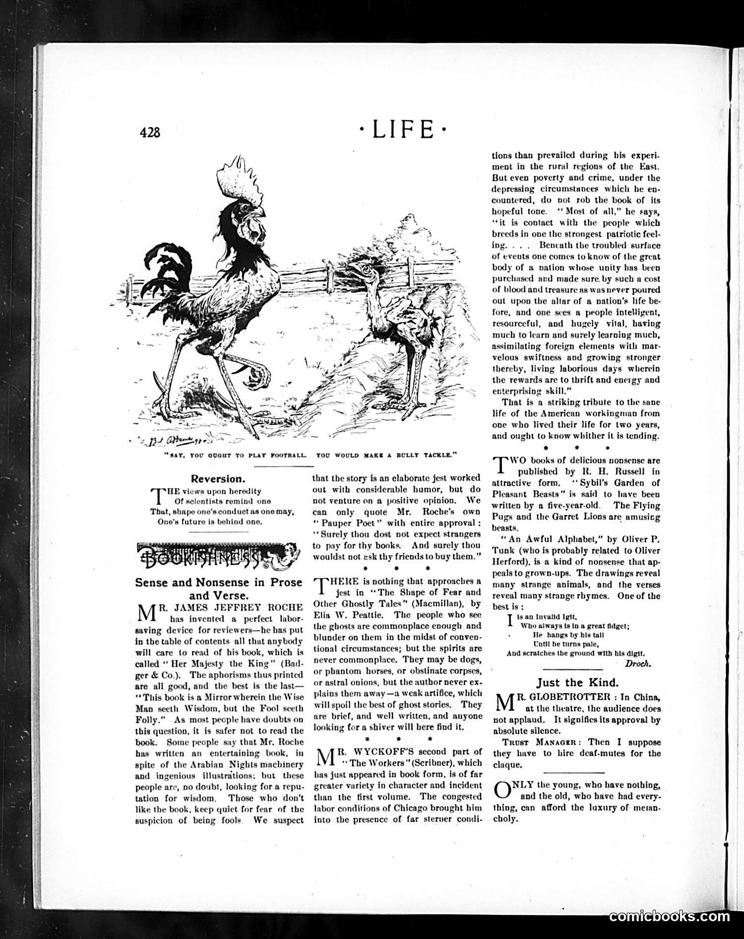 Life — December 1, 1898 — page 8: Life, 1898-12-01