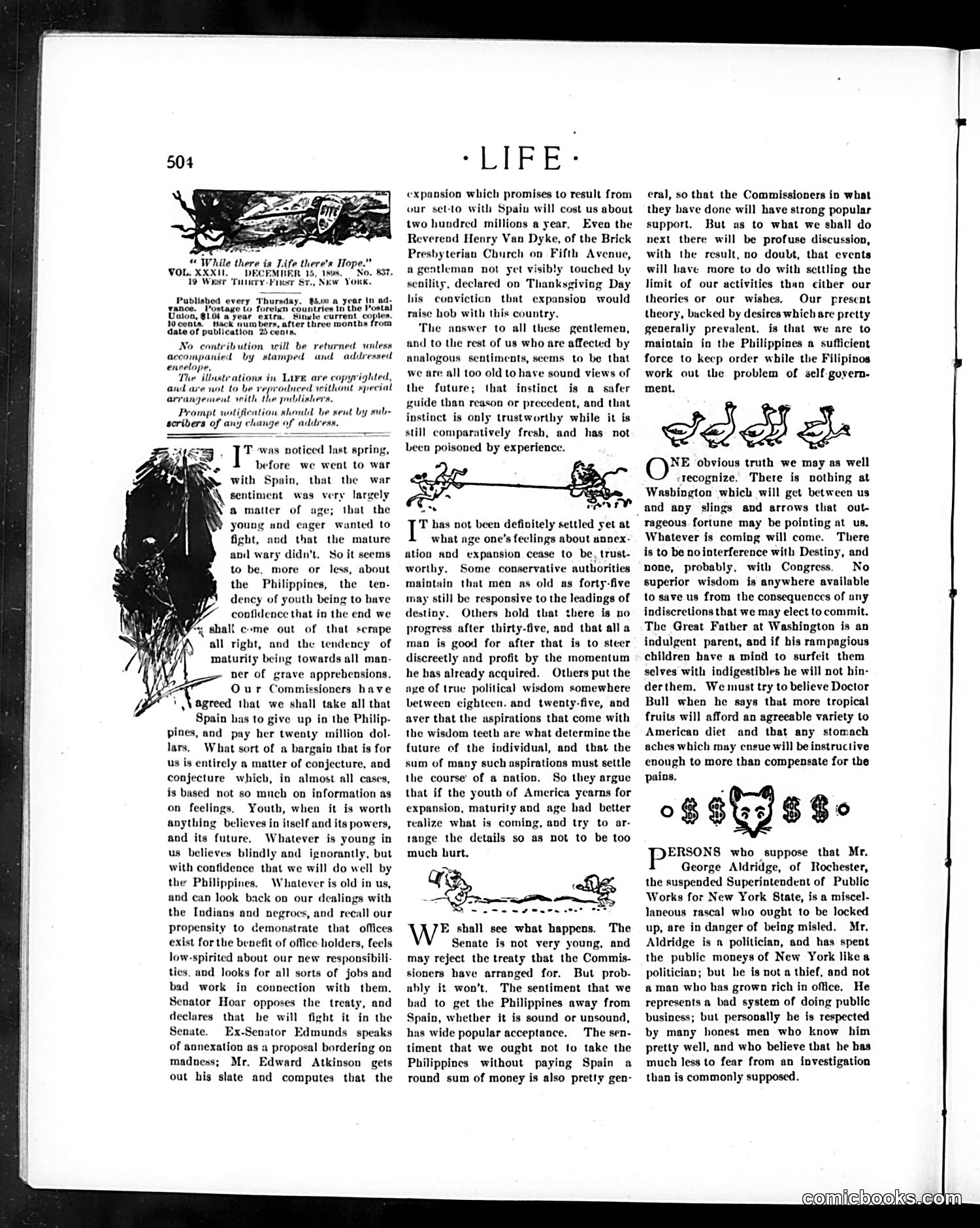 Life — December 15, 1898 — page 4: Life, 1898-12-15