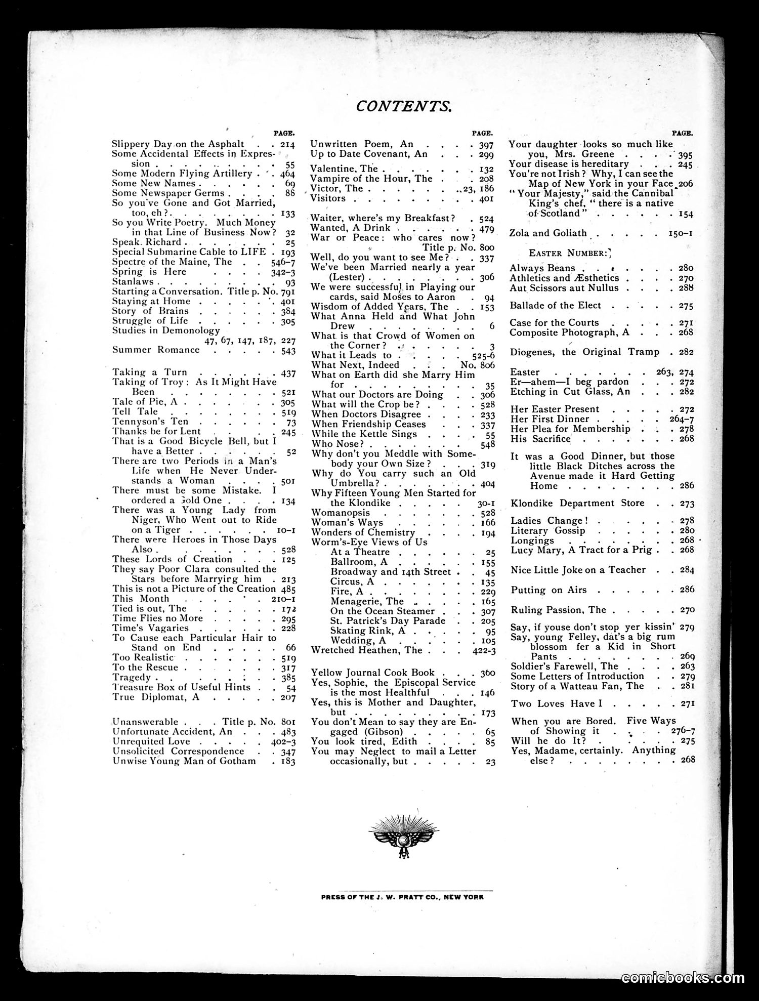 Life — 1898 — page 2: Life, 1898
