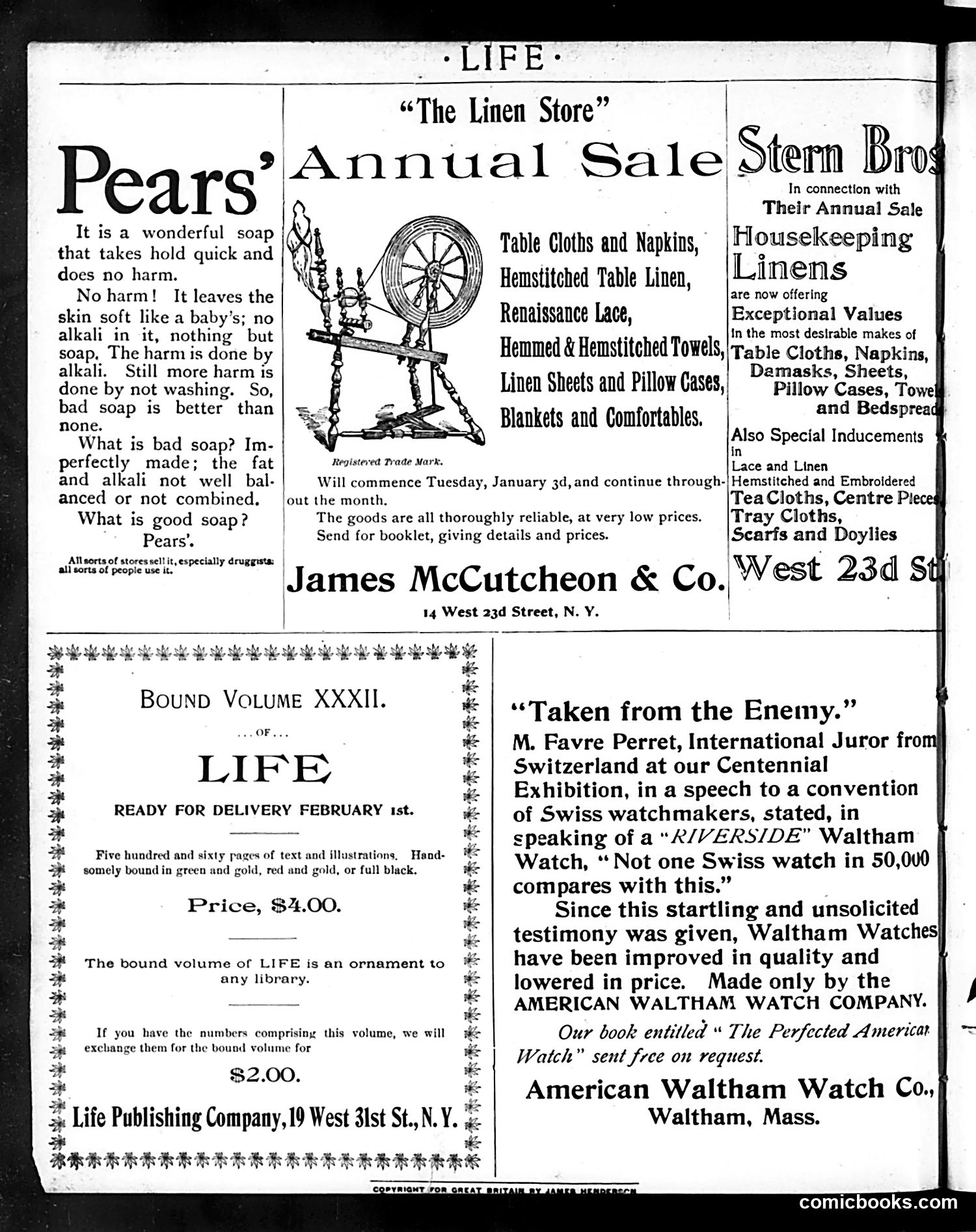 Life — January 5, 1899 — page 2: Life, 1899-01-05