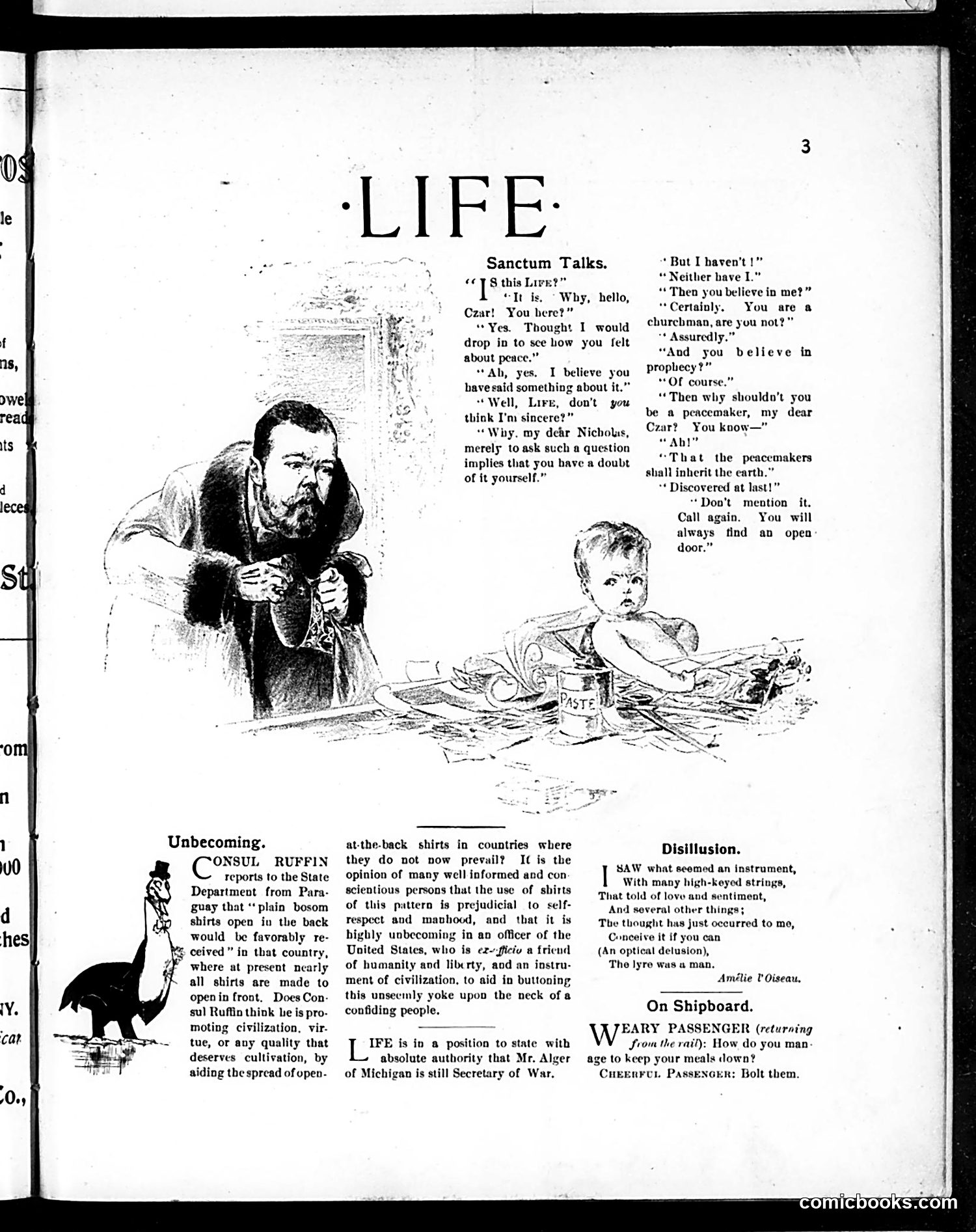 Life — January 5, 1899 — page 3: Life, 1899-01-05