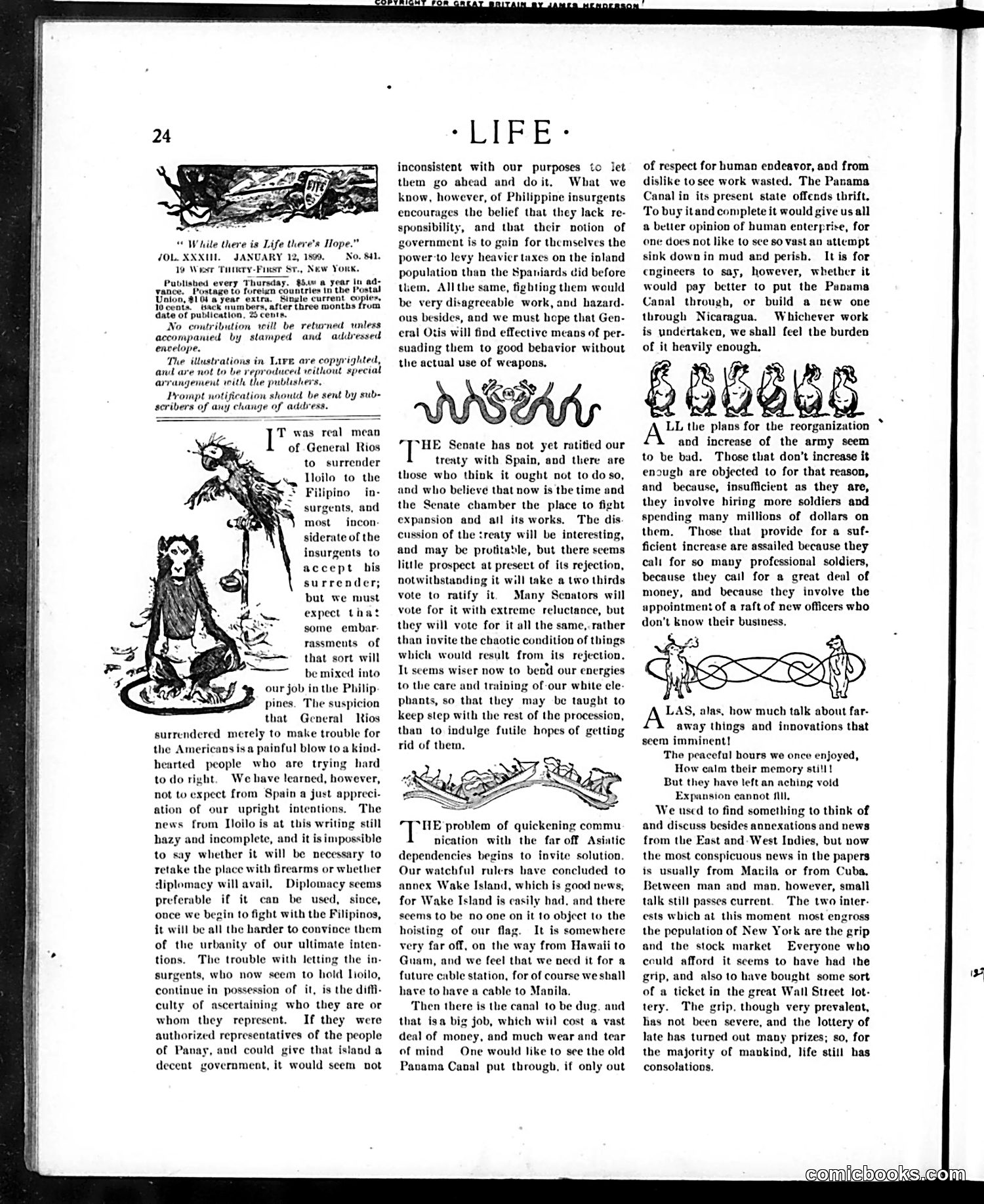 Life — January 12, 1899 — page 4: Life, 1899-01-12