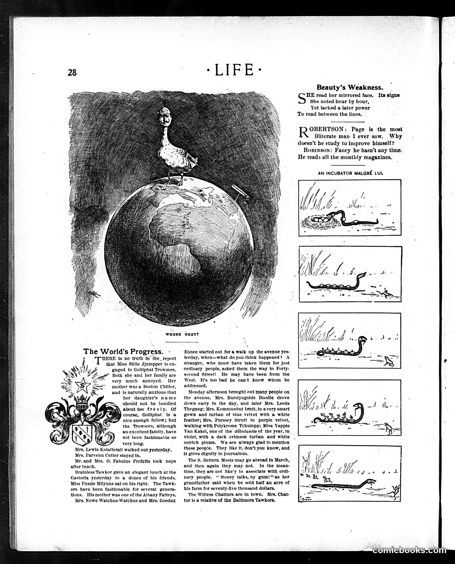 Life — January 12, 1899 — page 8: Life, 1899-01-12