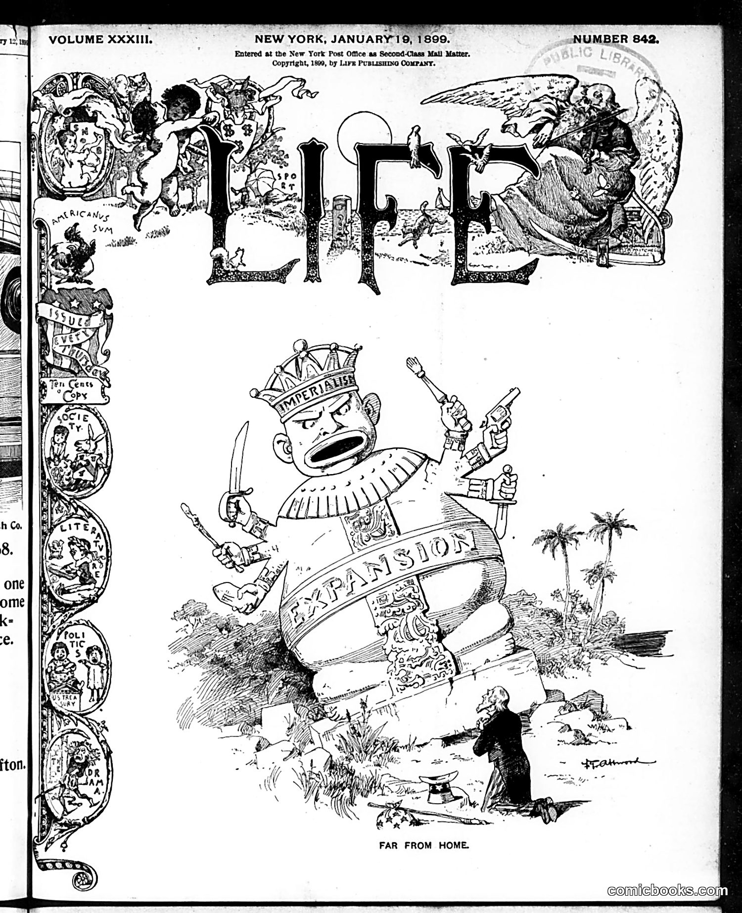 Life — January 19, 1899 — page 1: Life, 1899-01-19