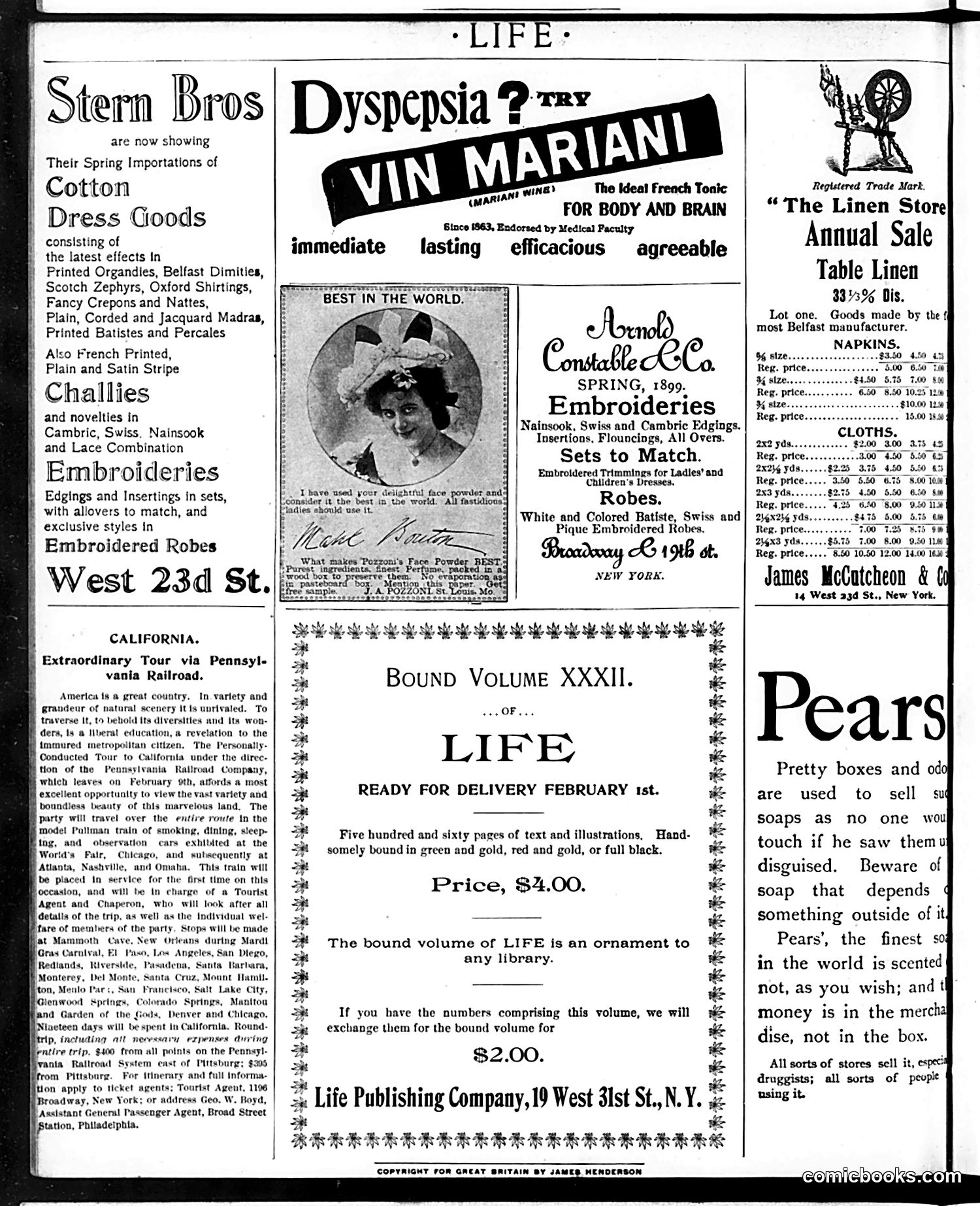 Life — January 19, 1899 — page 2: Life, 1899-01-19