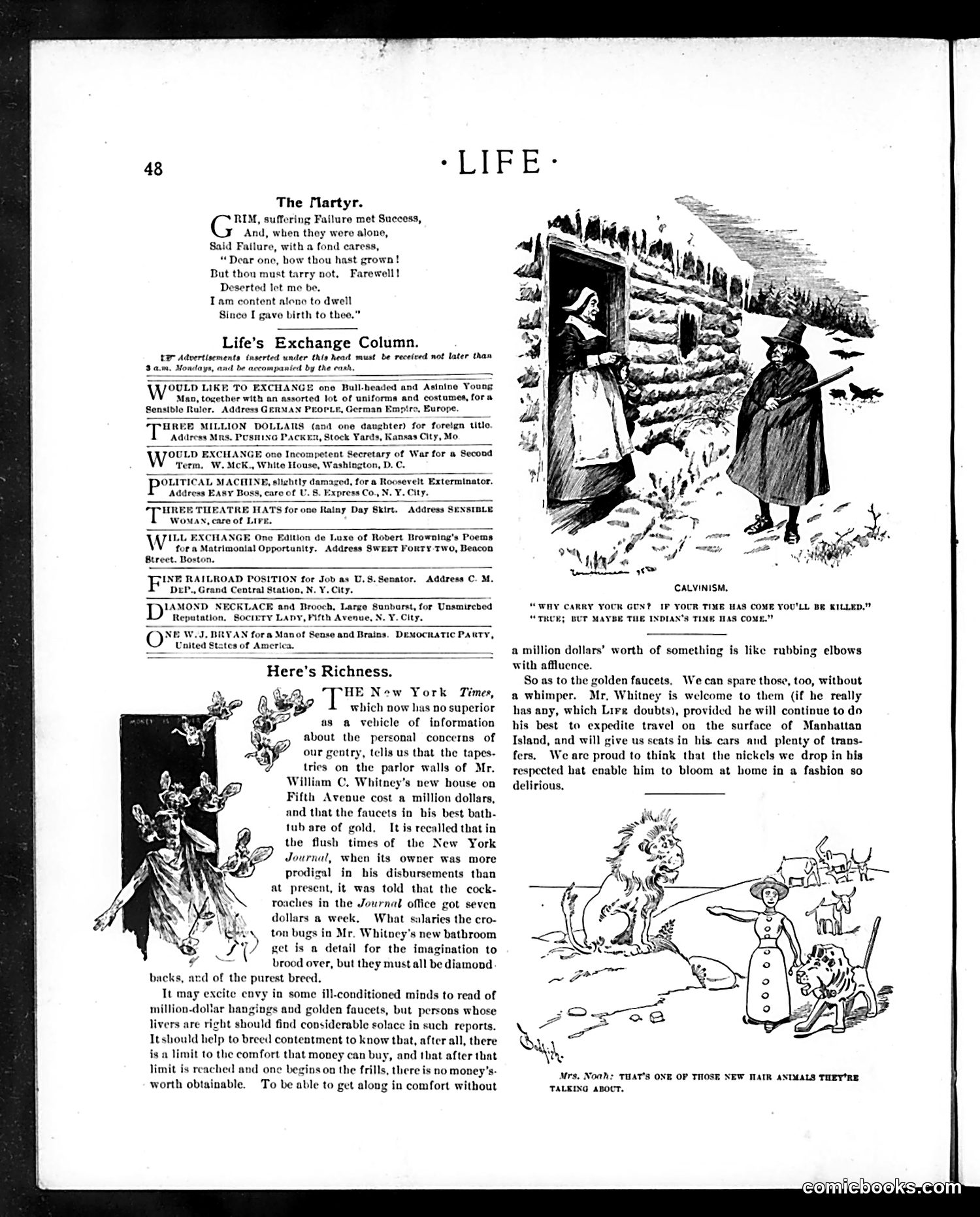 Life — January 19, 1899 — page 8: Life, 1899-01-19