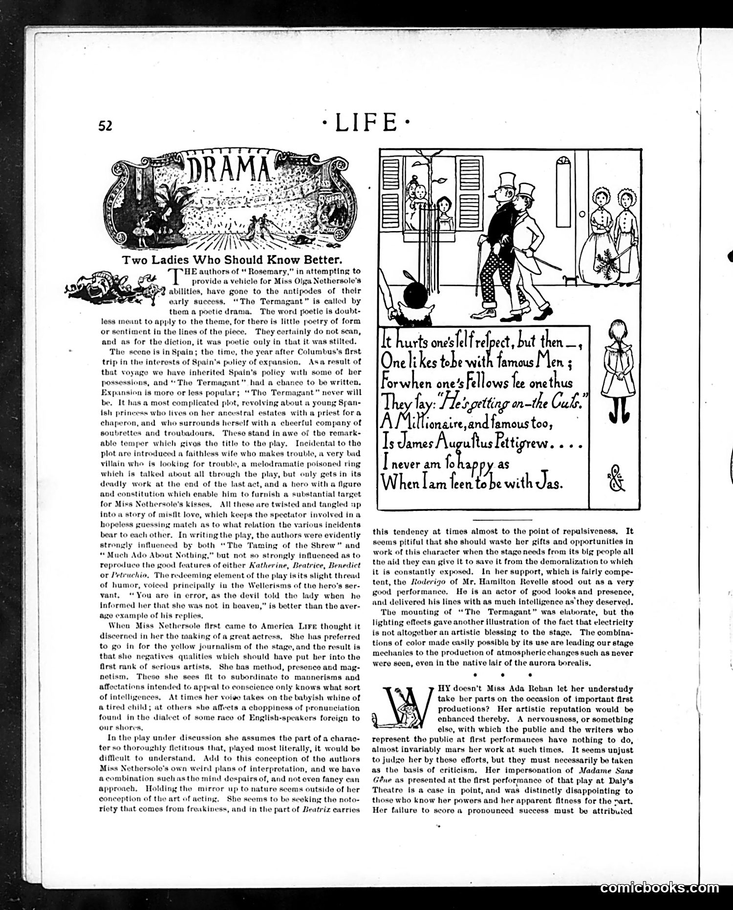 Life — January 19, 1899 — page 12: Life, 1899-01-19