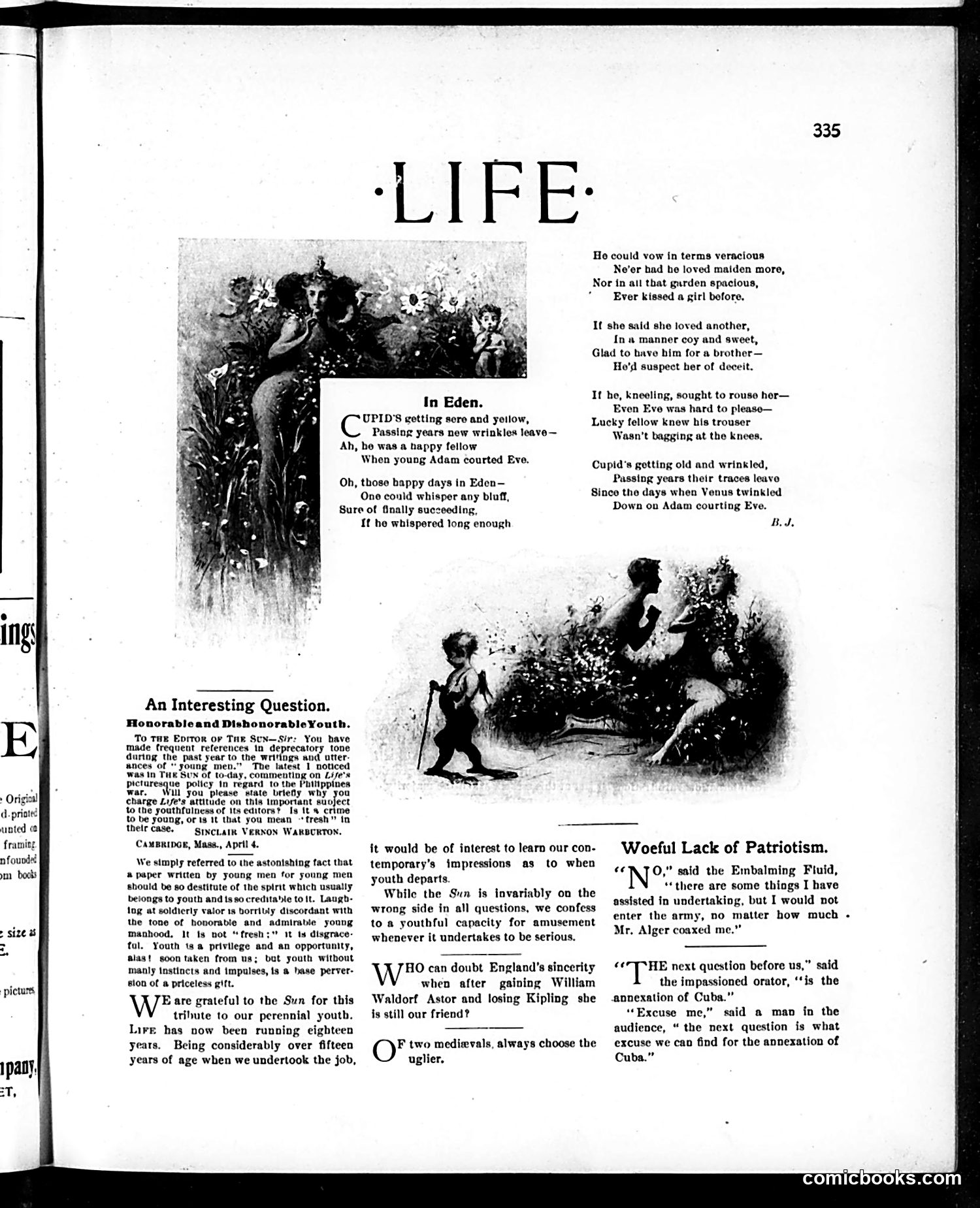 Life — April 20, 1899 — page 3: Life, 1899-04-20