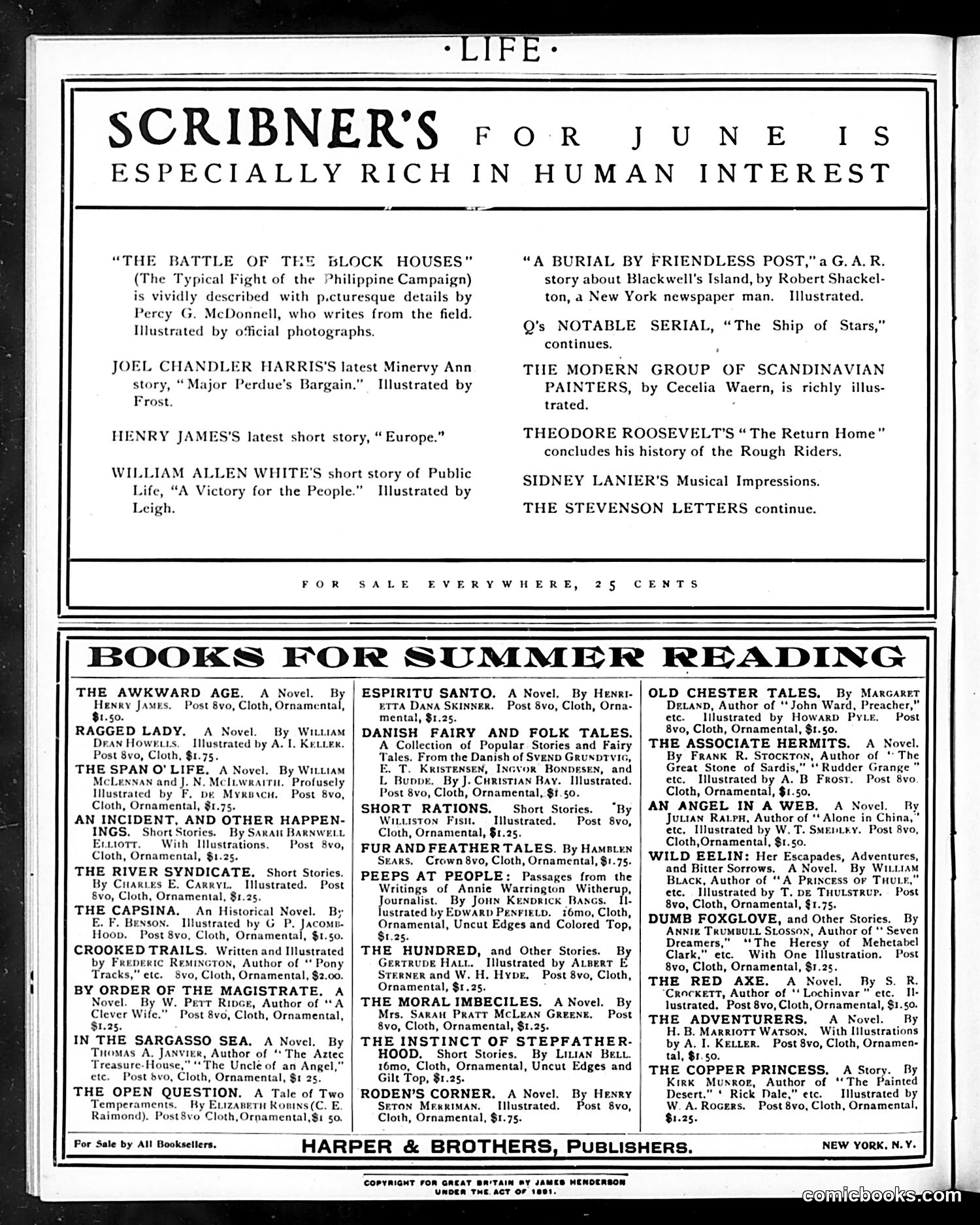 Life — June 1, 1899 — page 2: Life, 1899-06-01