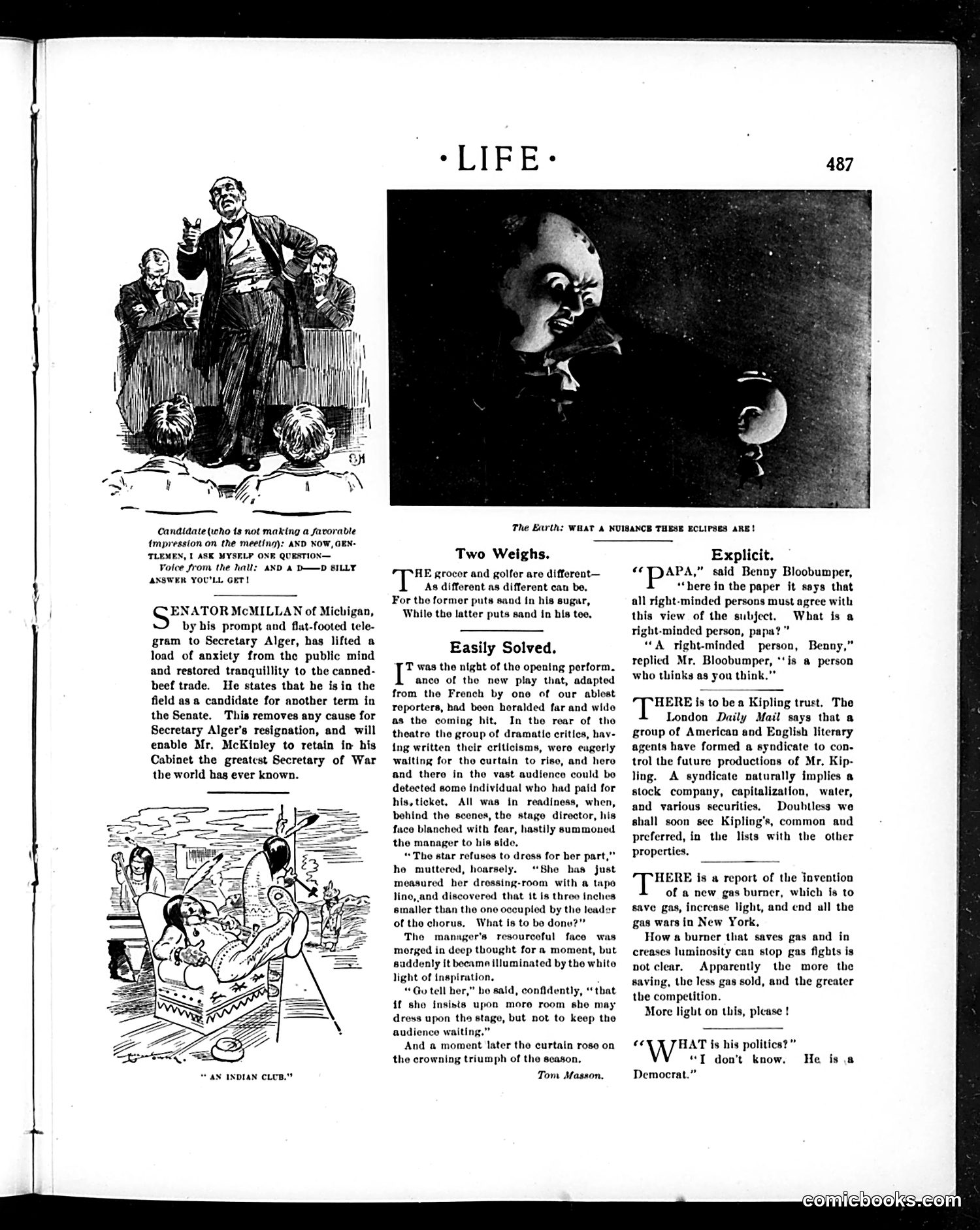 Life — June 8, 1899 — page 9: Life, 1899-06-08