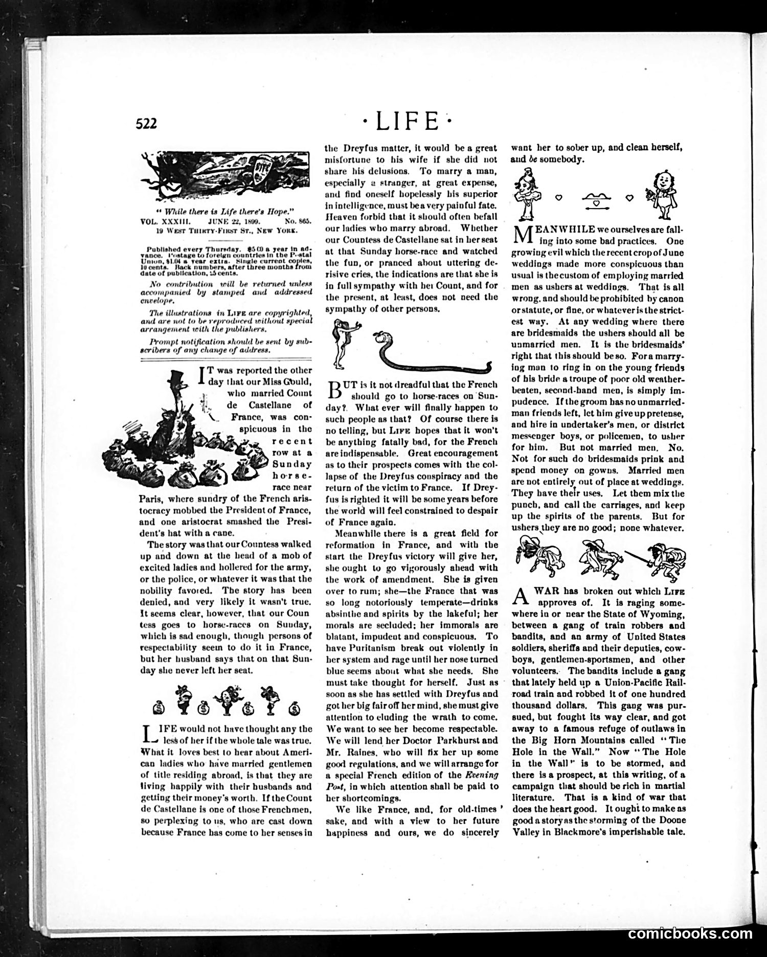 Life — June 22, 1899 — page 4: Life, 1899-06-22