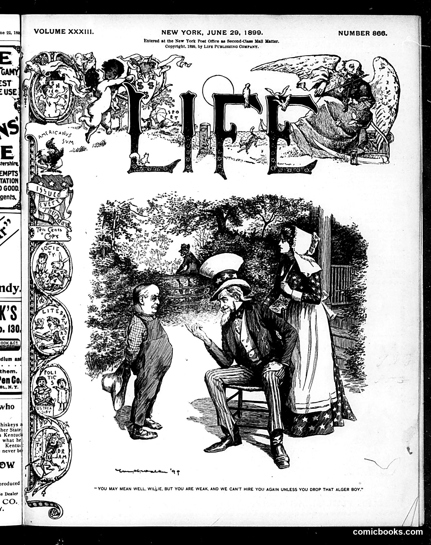 Life — June 29, 1899 — page 1: Life, 1899-06-29