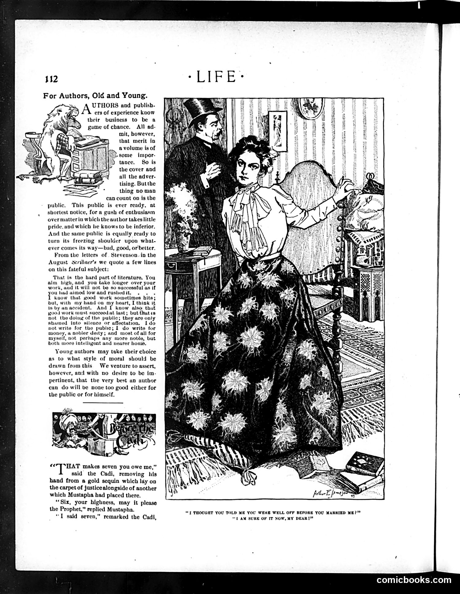 Life — August 10, 1899 — page 12: Life, 1899-08-10