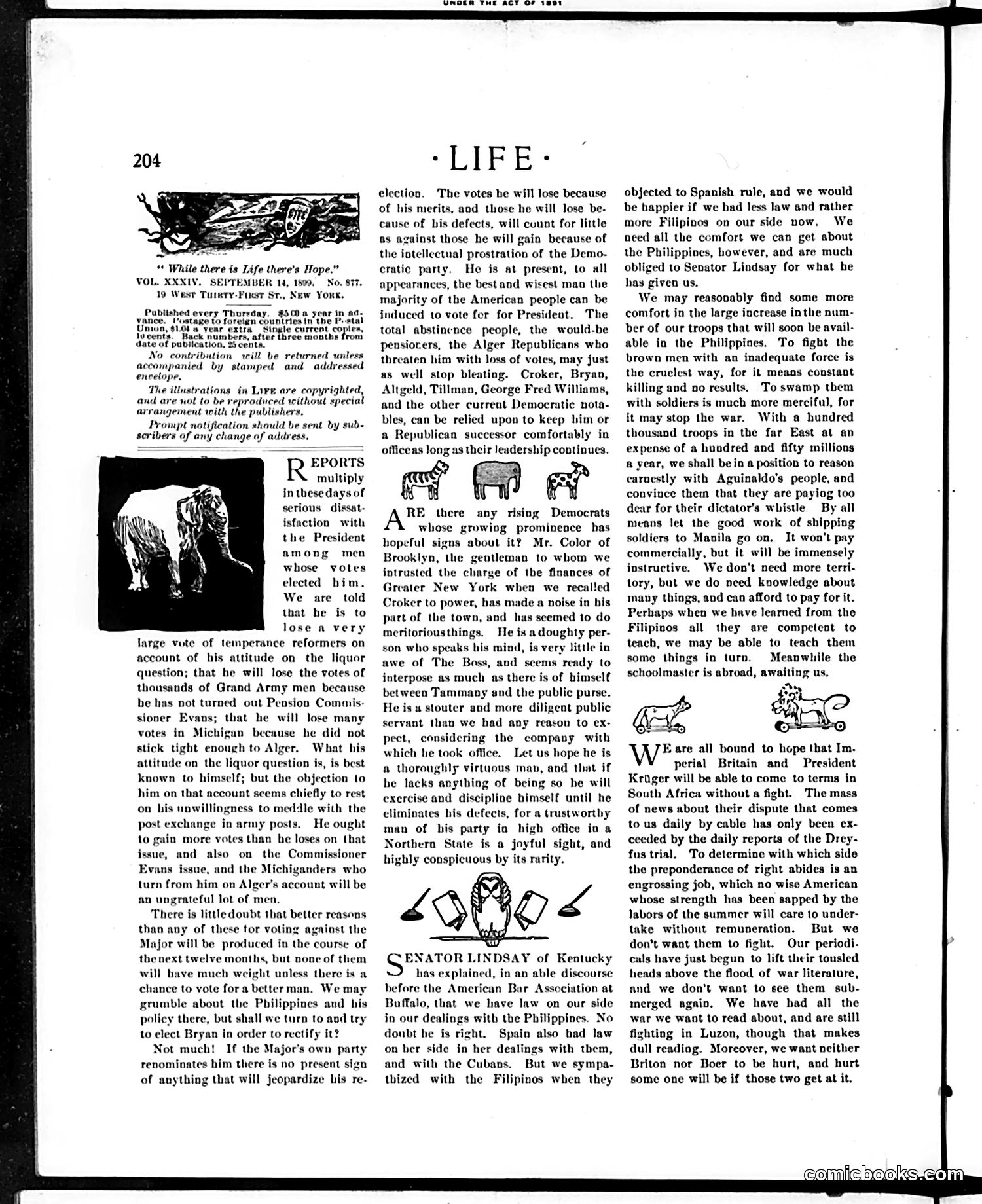 Life — September 14, 1899 — page 4: Life, 1899-09-14