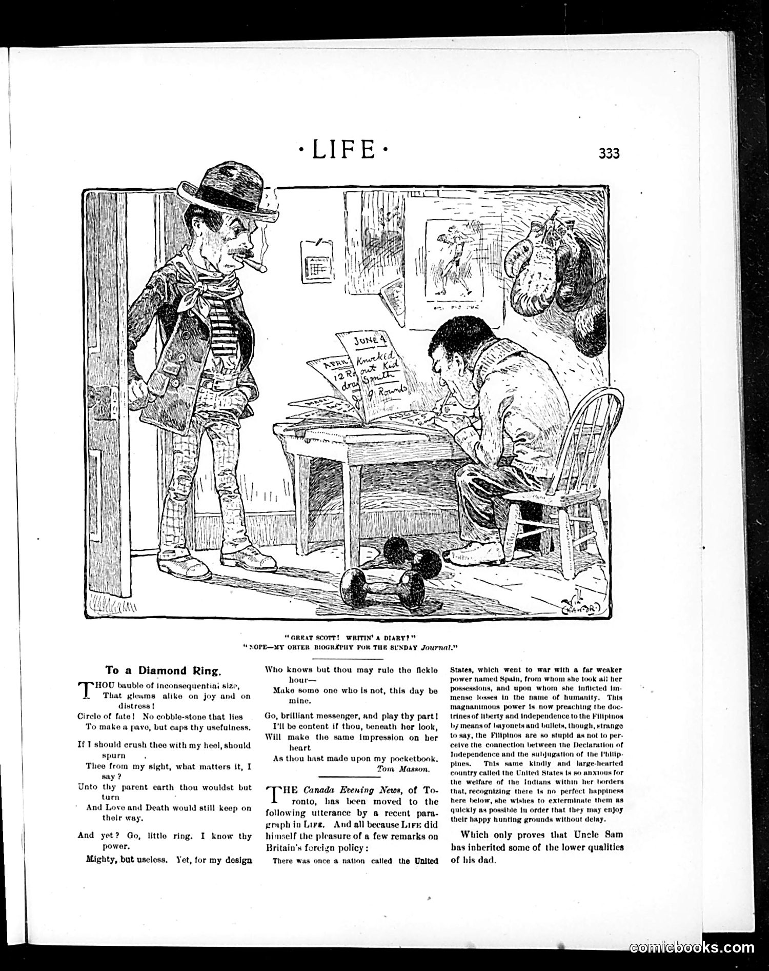 Life — October 26, 1899 — page 13: Life, 1899-10-26