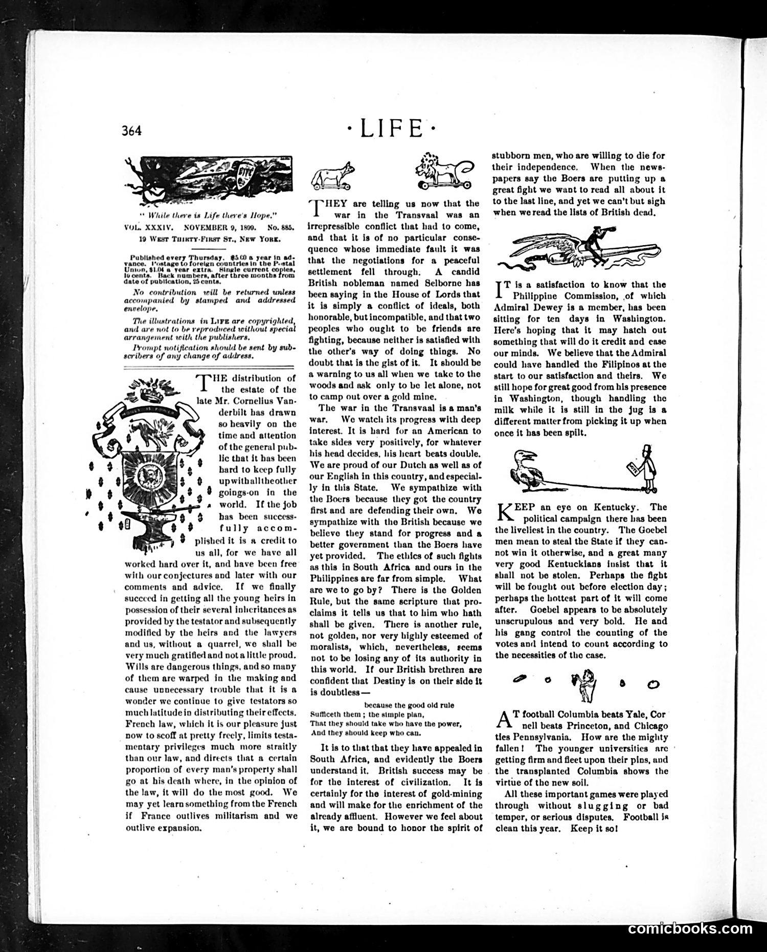 Life — November 9, 1899 — page 4: Life, 1899-11-09