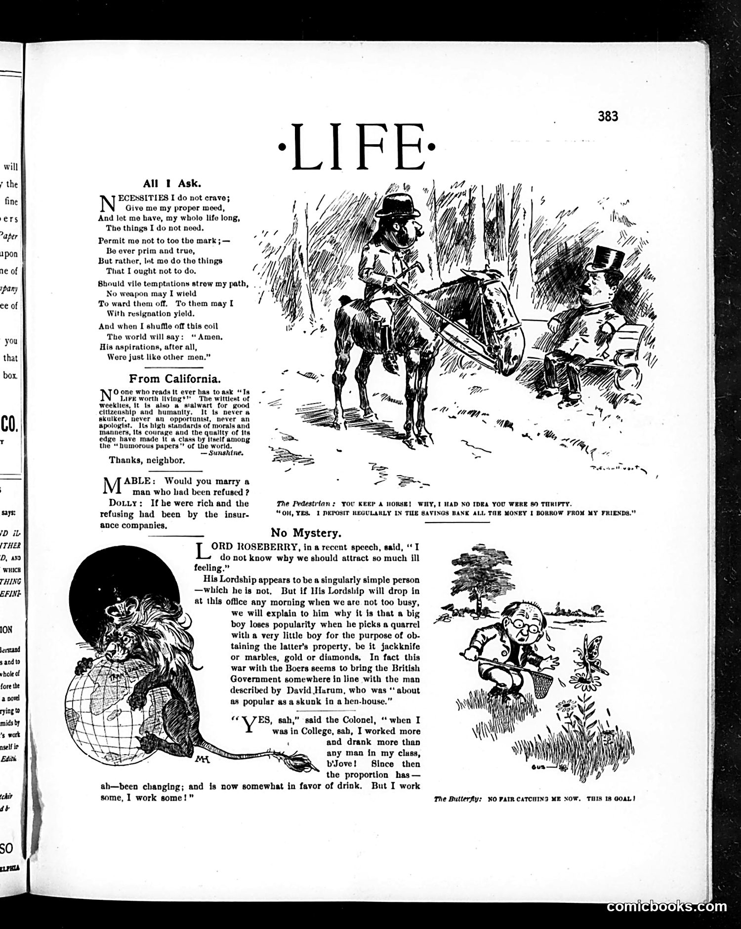 Life — November 16, 1899 — page 3: Life, 1899-11-16