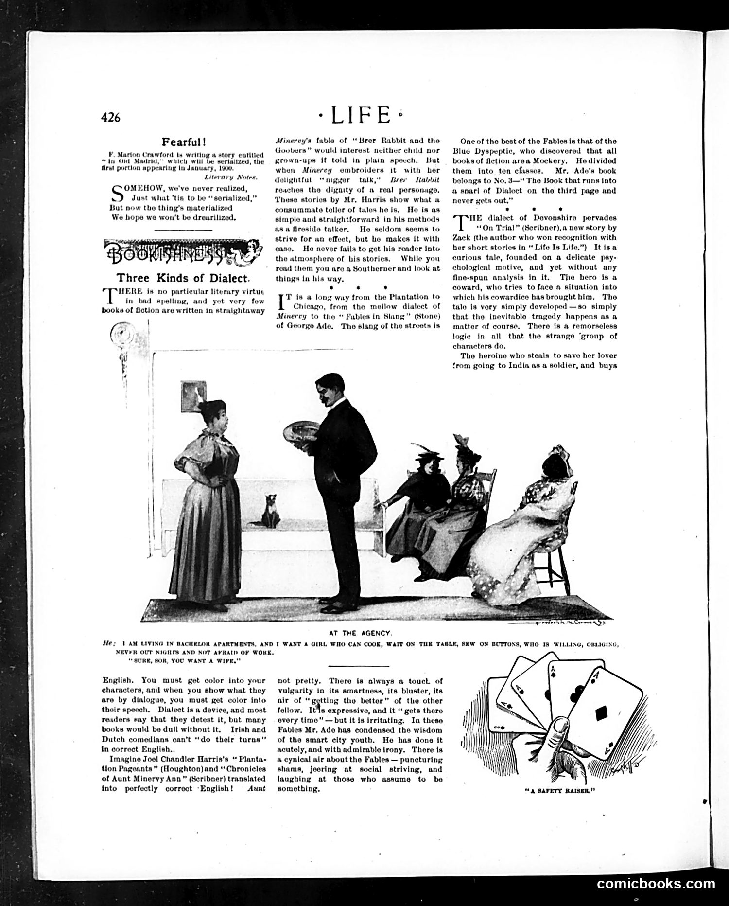 Life — November 30, 1899 — page 6: Life, 1899-11-30