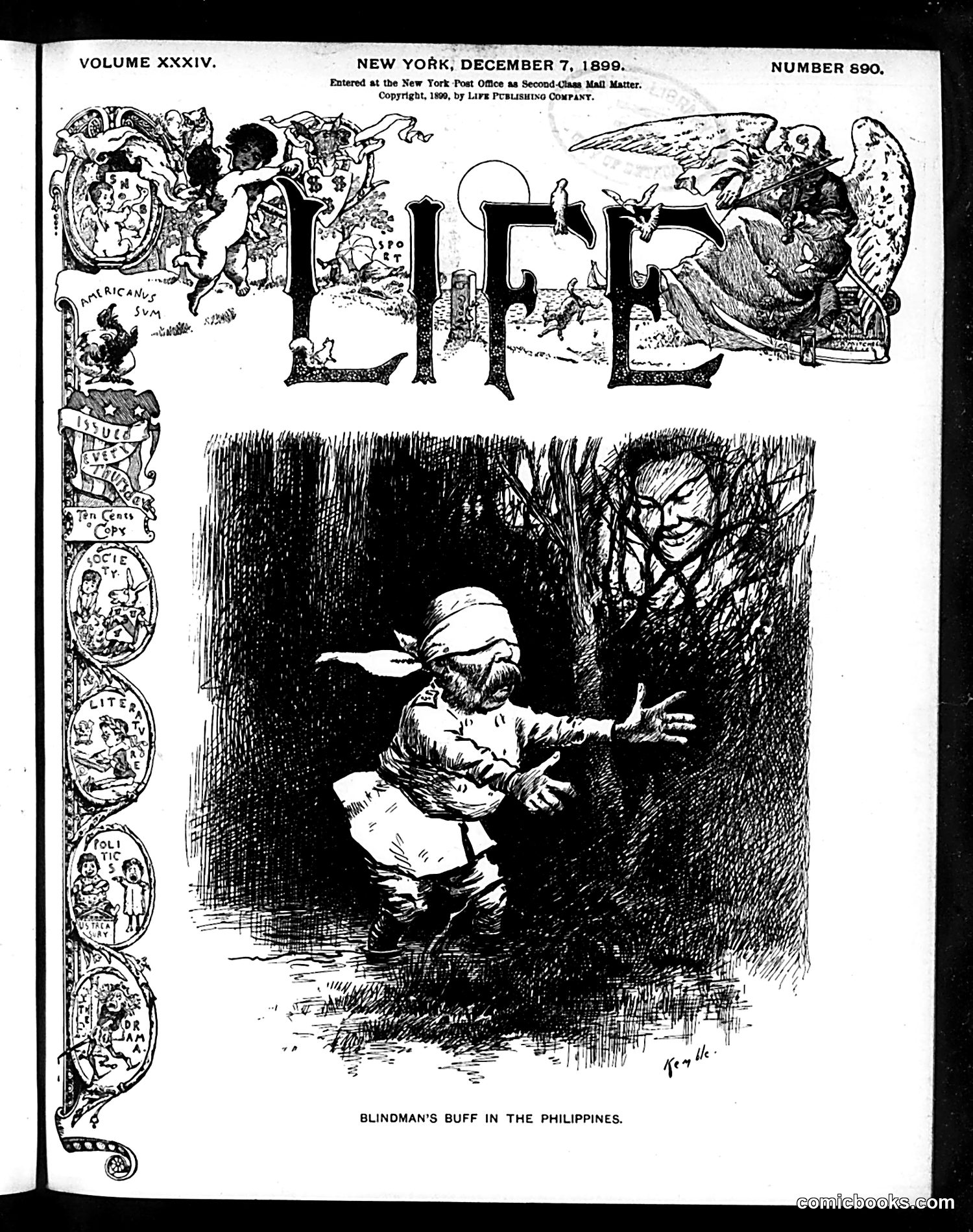 Life — December 7, 1899 — page 1: Life, 1899-12-07