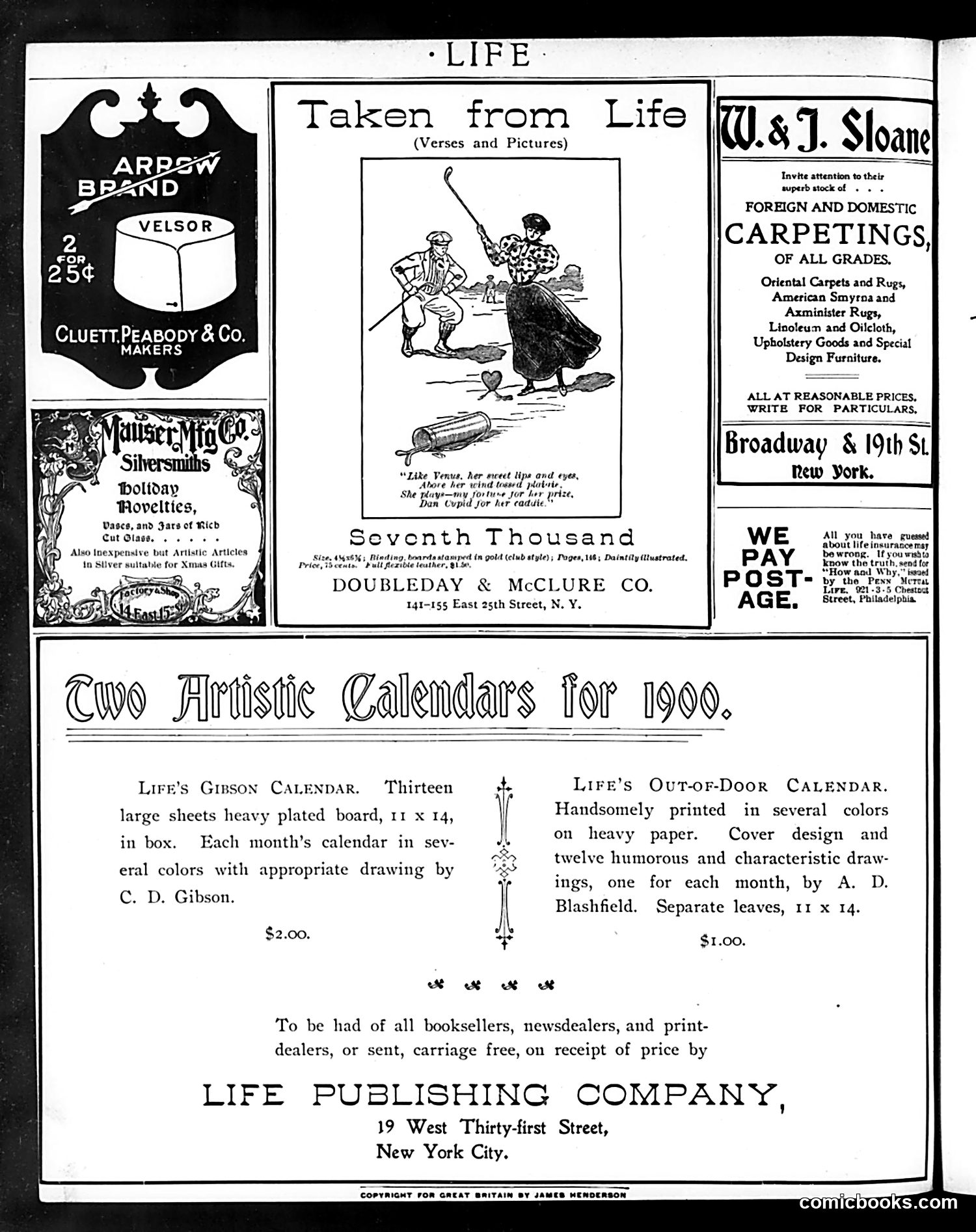 Life — December 7, 1899 — page 2: Life, 1899-12-07