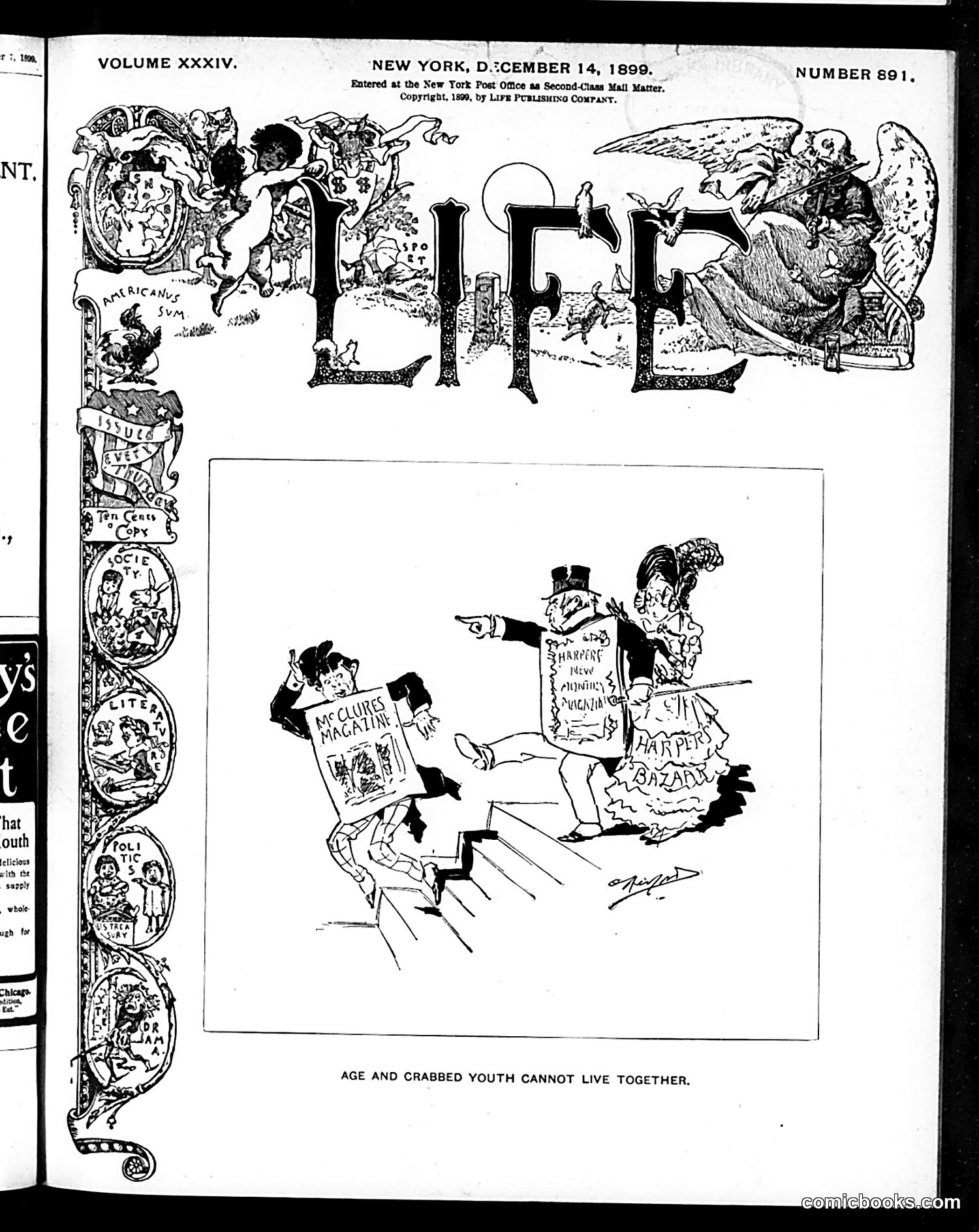 Life — December 14, 1899 — page 1: Life, 1899-12-14