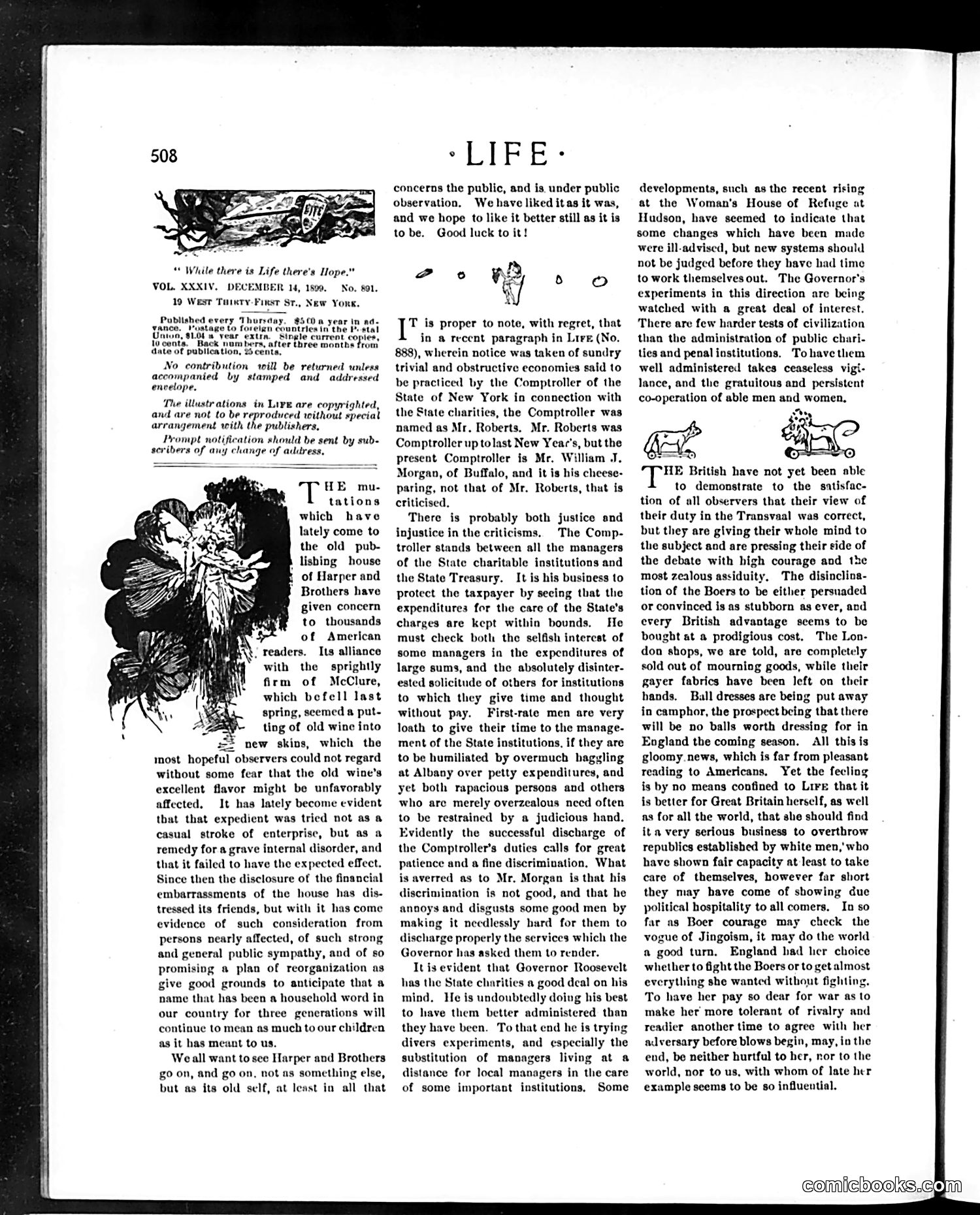 Life — December 14, 1899 — page 4: Life, 1899-12-14