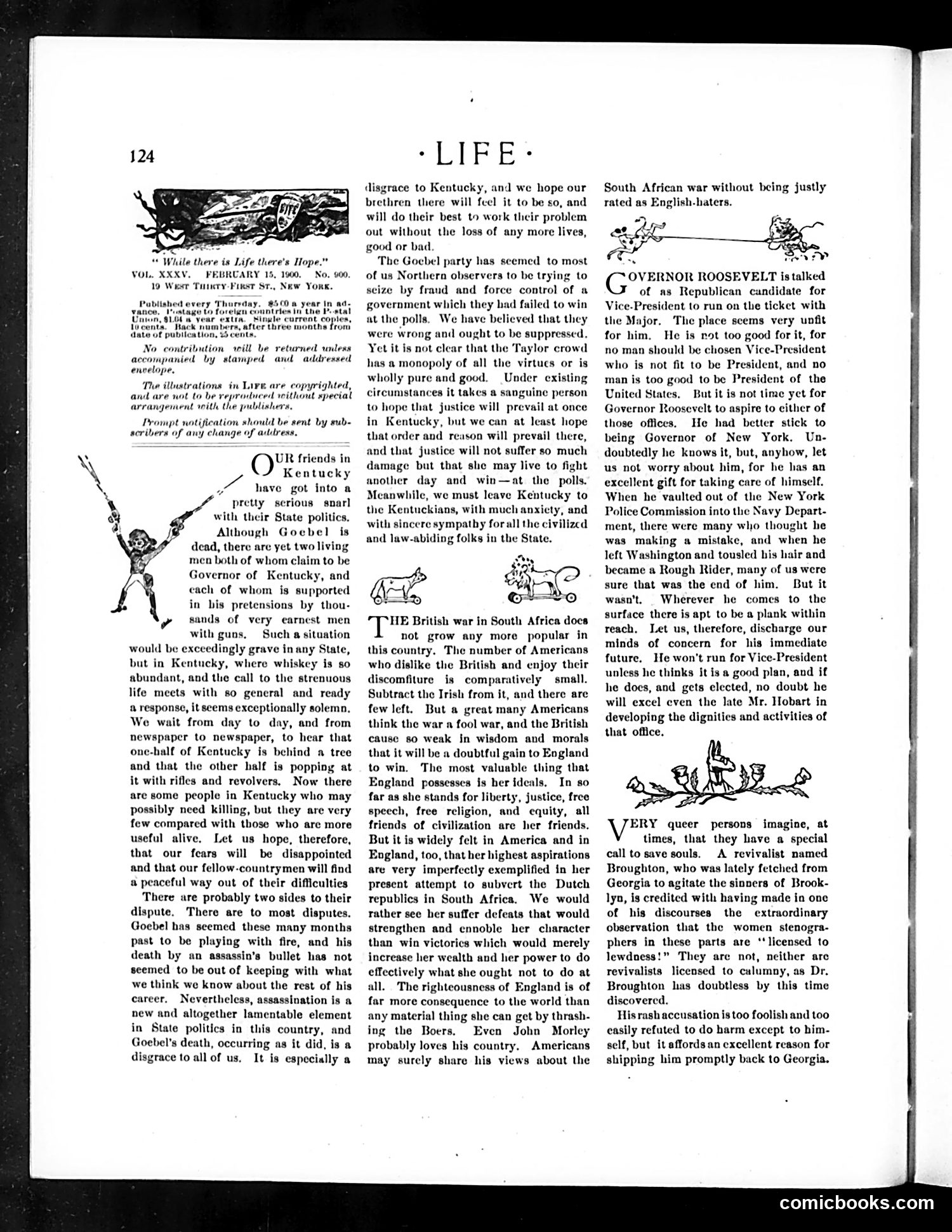 Life — February 15, 1900 — page 4: Life, 1900-02-15