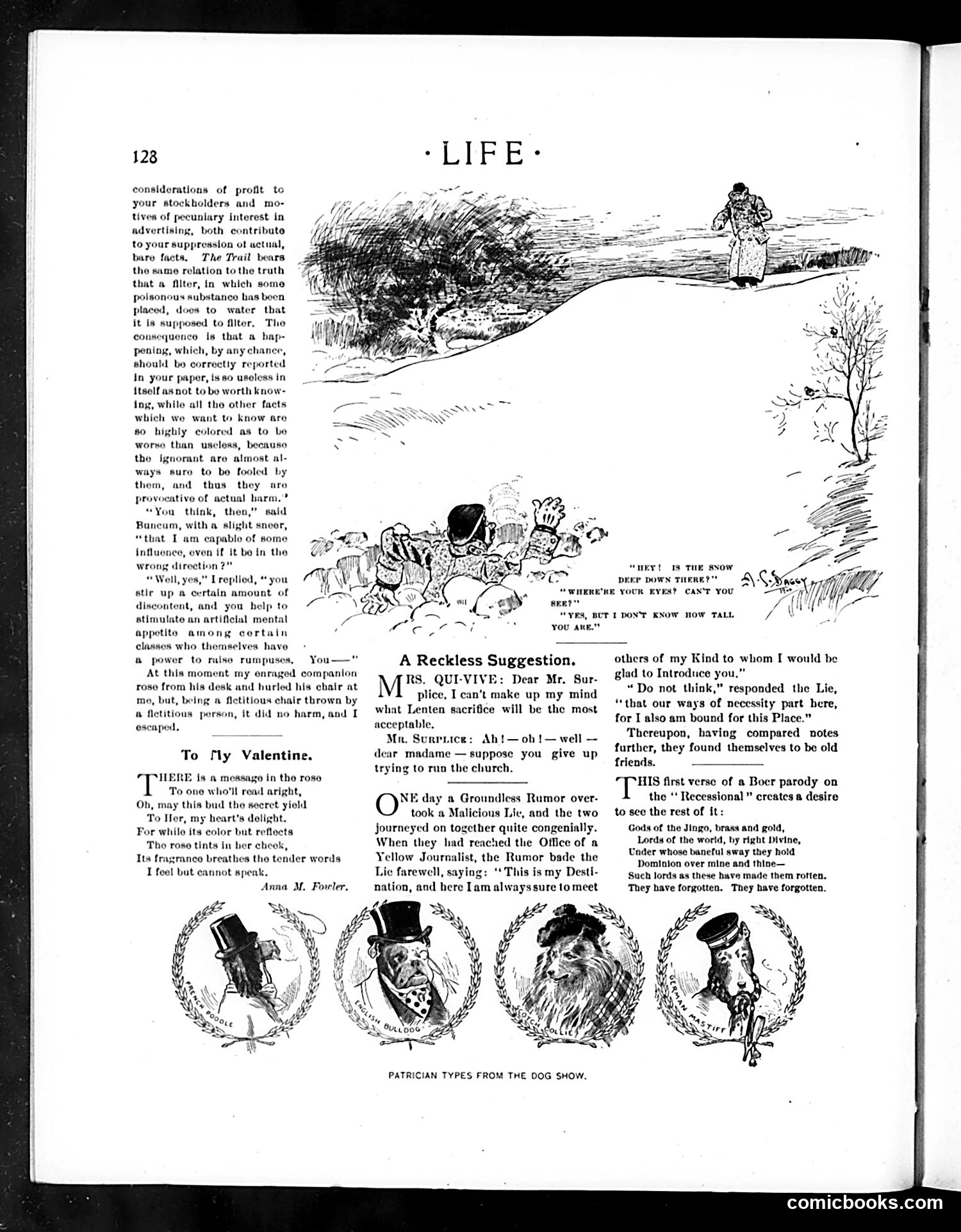 Life — February 15, 1900 — page 8: Life, 1900-02-15