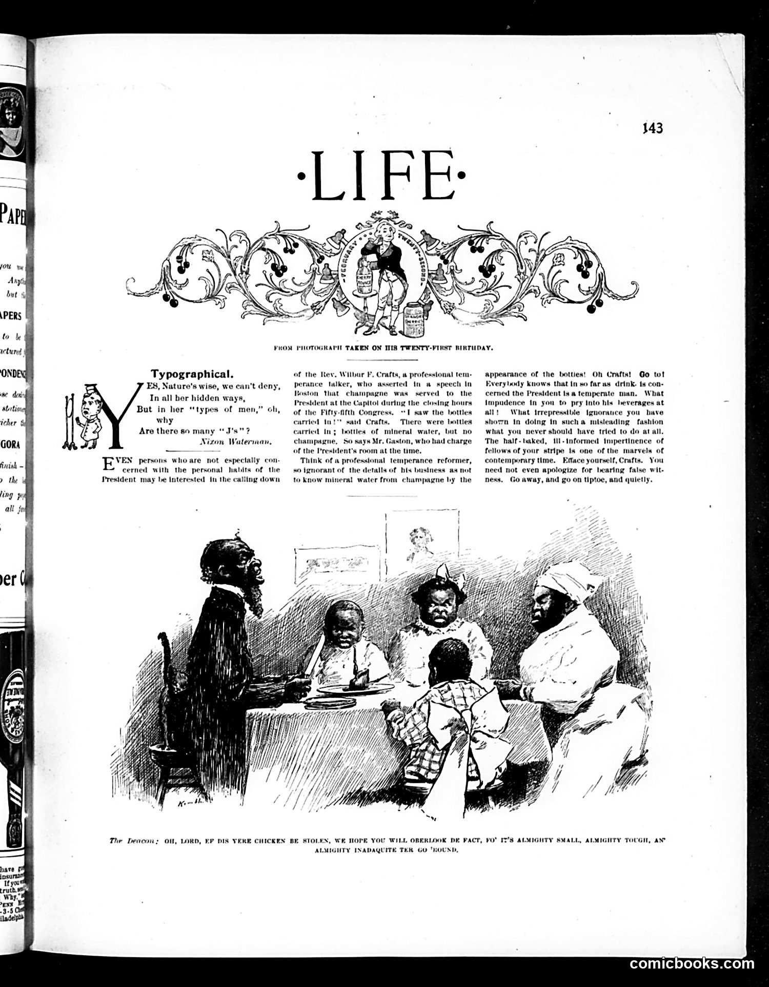 Life — February 22, 1900 — page 3: Life, 1900-02-22