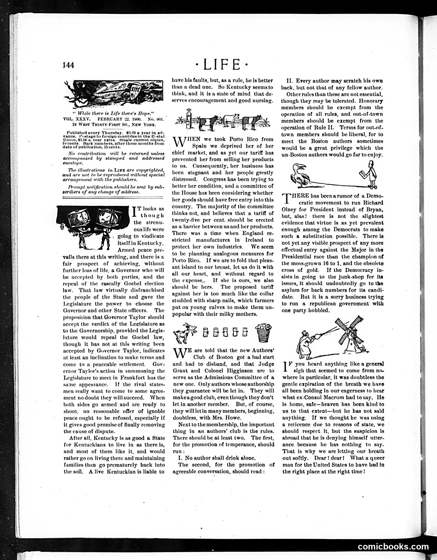 Life — February 22, 1900 — page 4: Life, 1900-02-22
