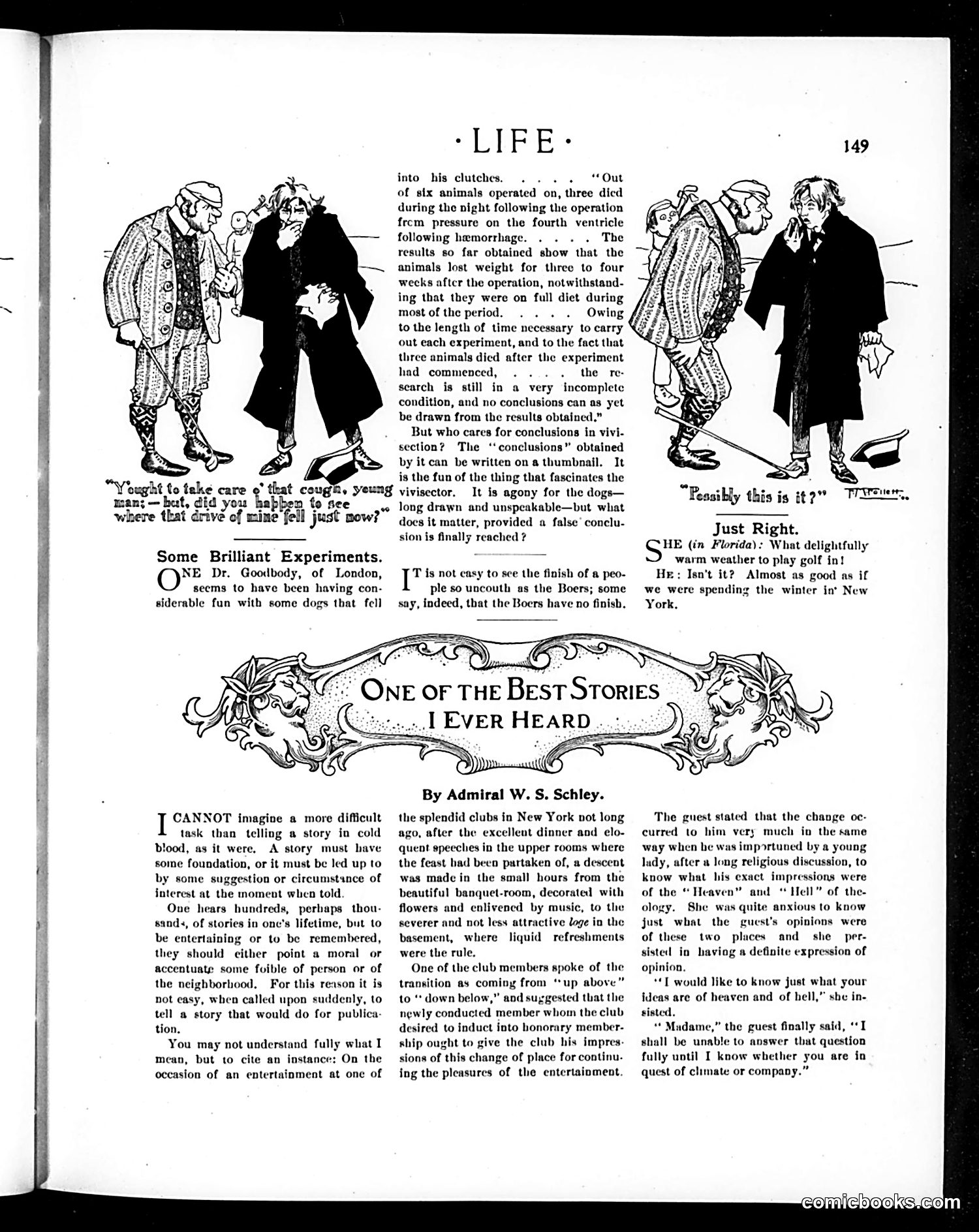 Life — February 22, 1900 — page 9: Life, 1900-02-22