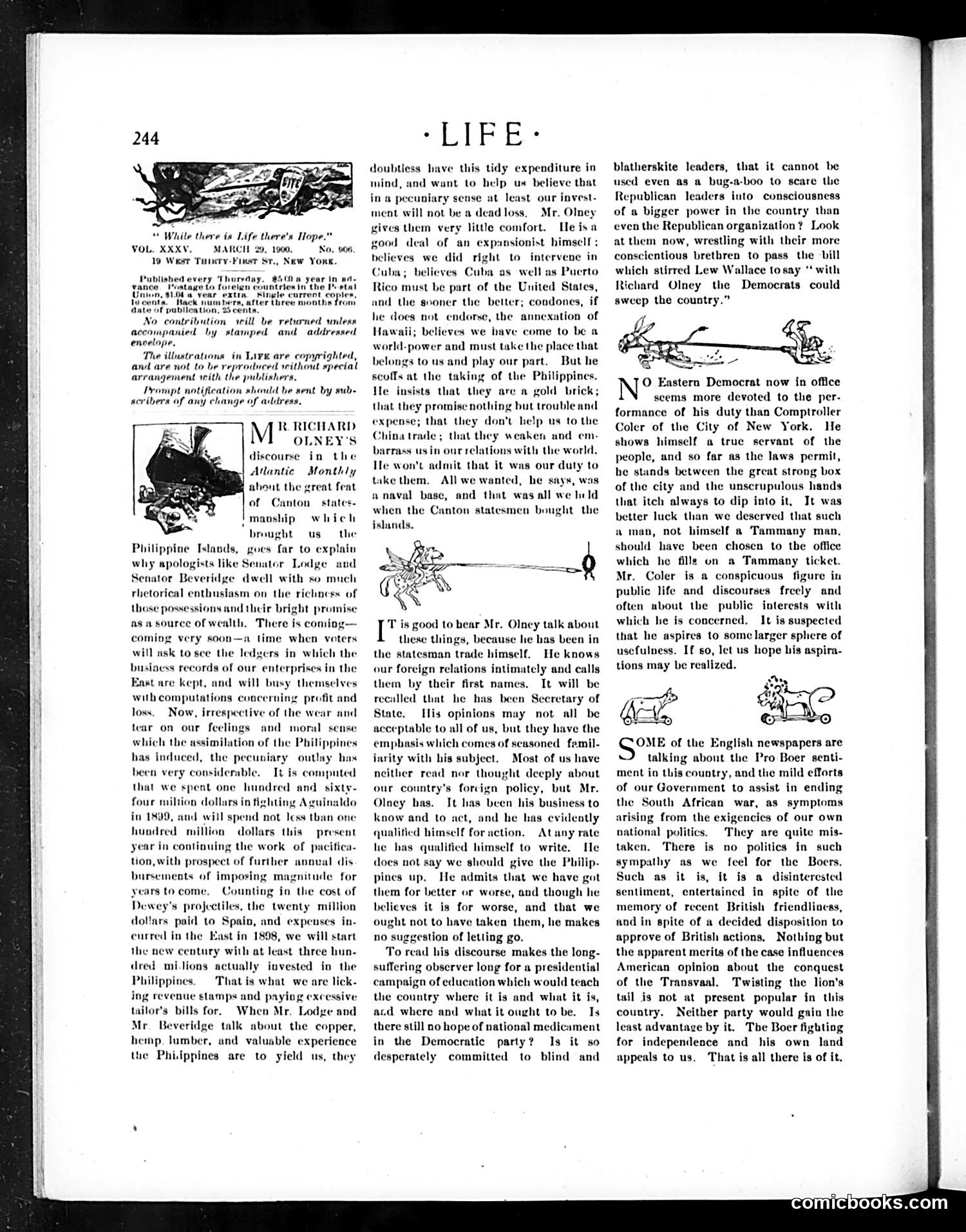 Life — March 29, 1900 — page 4: Life, 1900-03-29