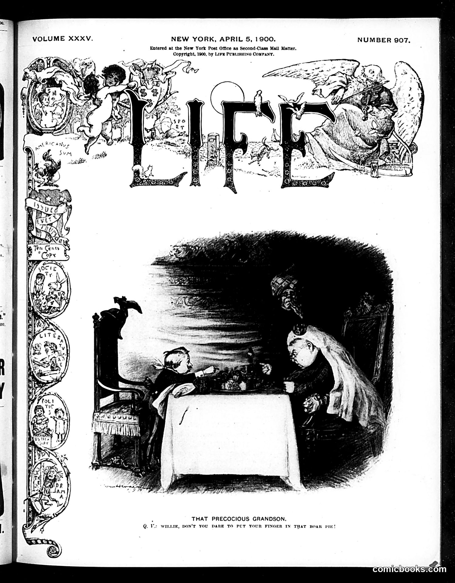 Life — April 5, 1900 — page 1: Life, 1900-04-05