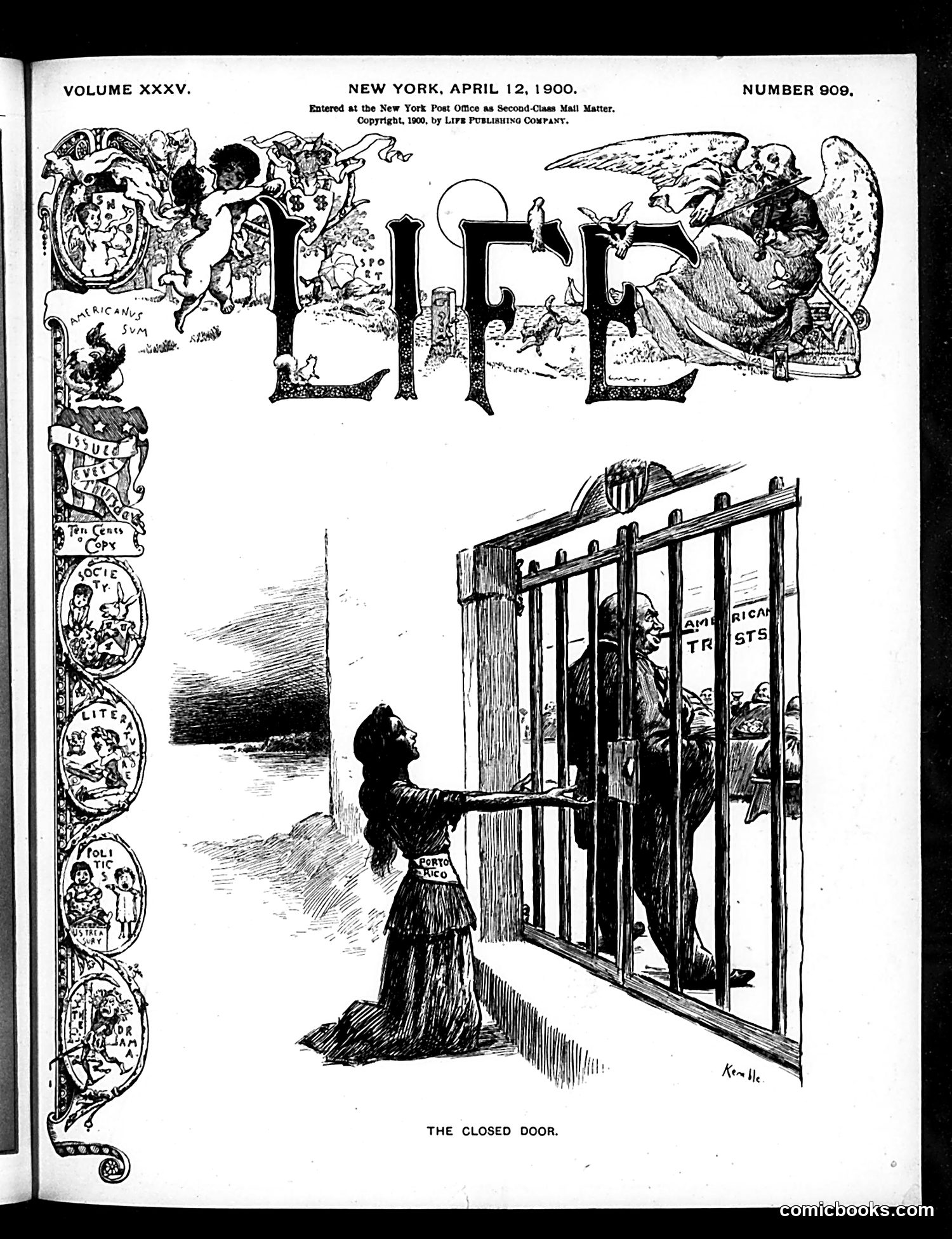Life — April 12, 1900 — page 1: Life, 1900-04-12