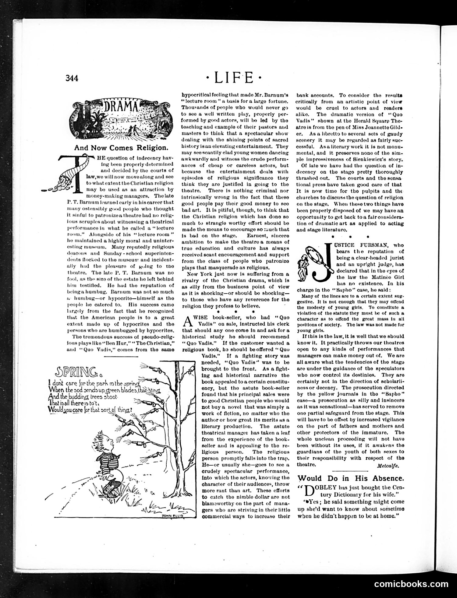 Life — April 19, 1900 — page 12: Life, 1900-04-19