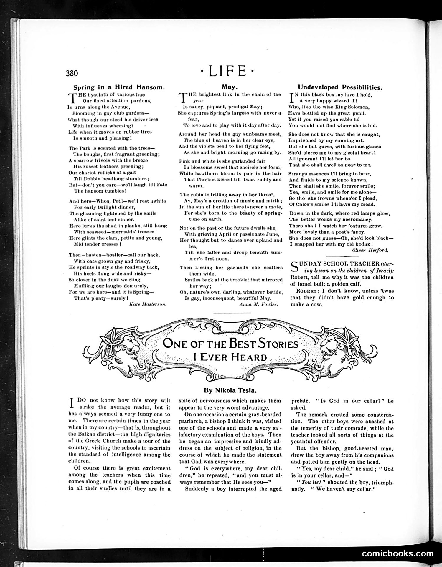 Life — May 3, 1900 — page 8: Life, 1900-05-03