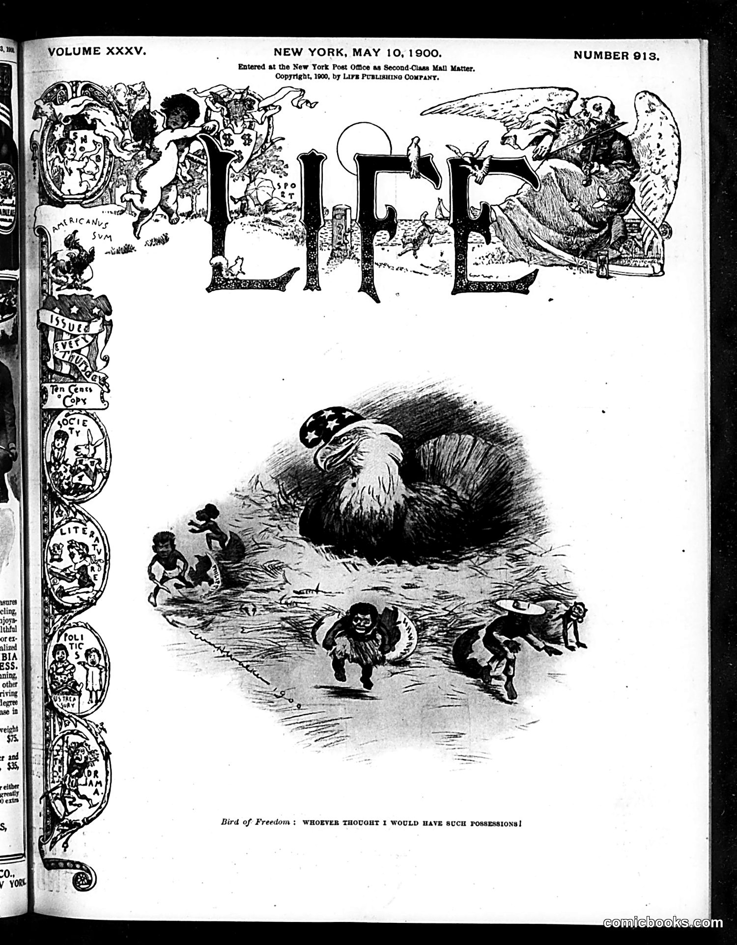 Life — May 10, 1900 — page 1: Life, 1900-05-10