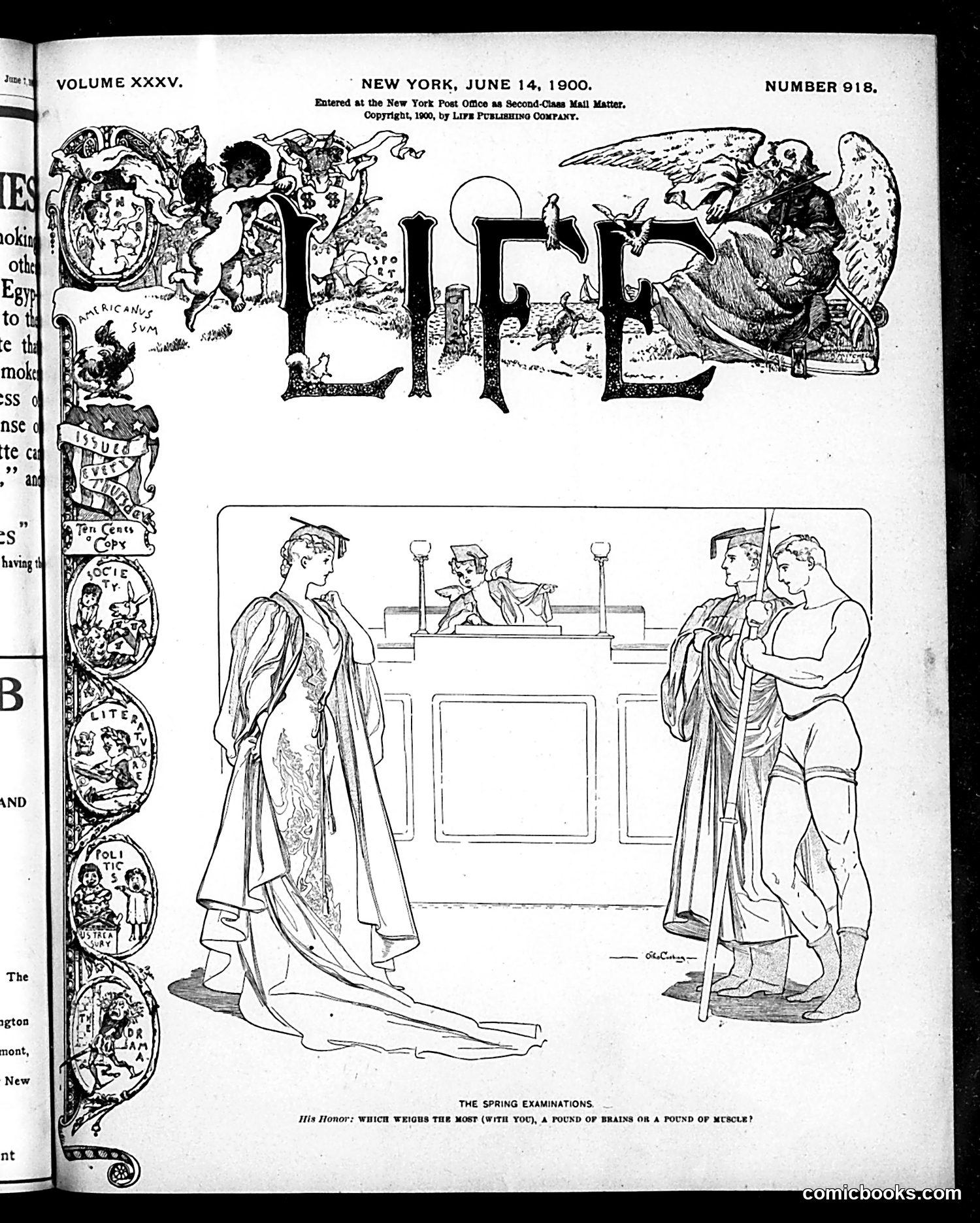 Life — June 14, 1900 — page 1: Life, 1900-06-14