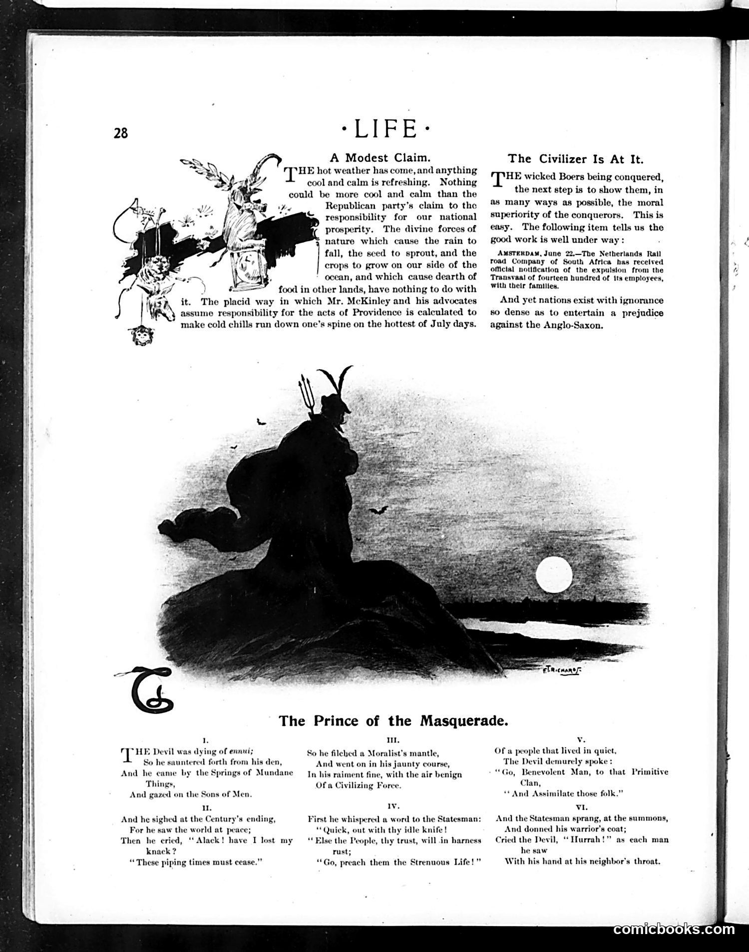 Life — July 12, 1900 — page 8: Life, 1900-07-12