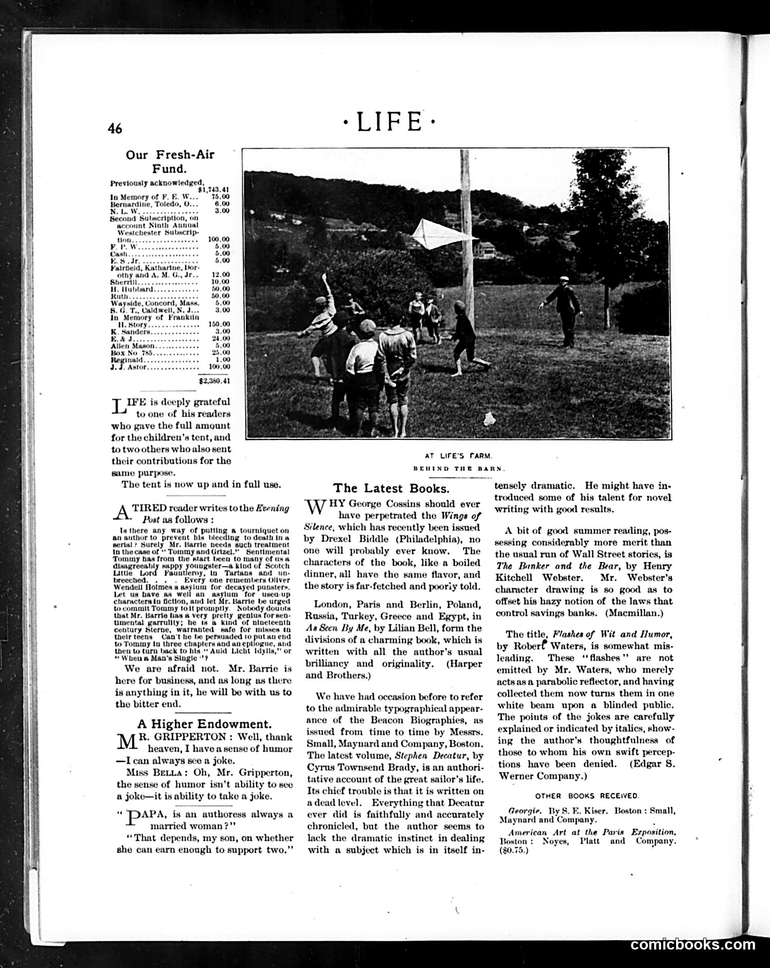 Life — July 19, 1900 — page 6: Life, 1900-07-19