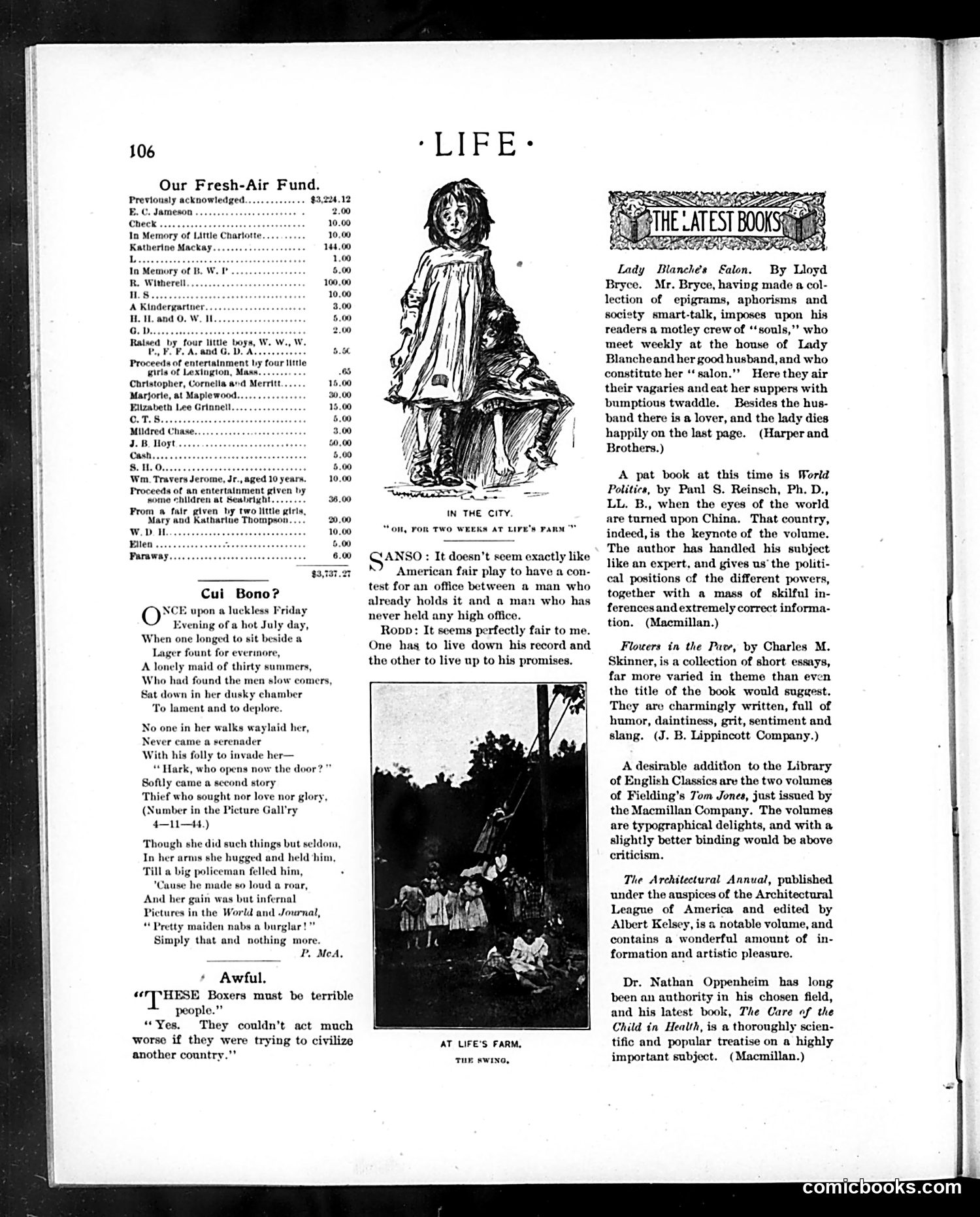 Life — August 9, 1900 — page 6: Life, 1900-08-09