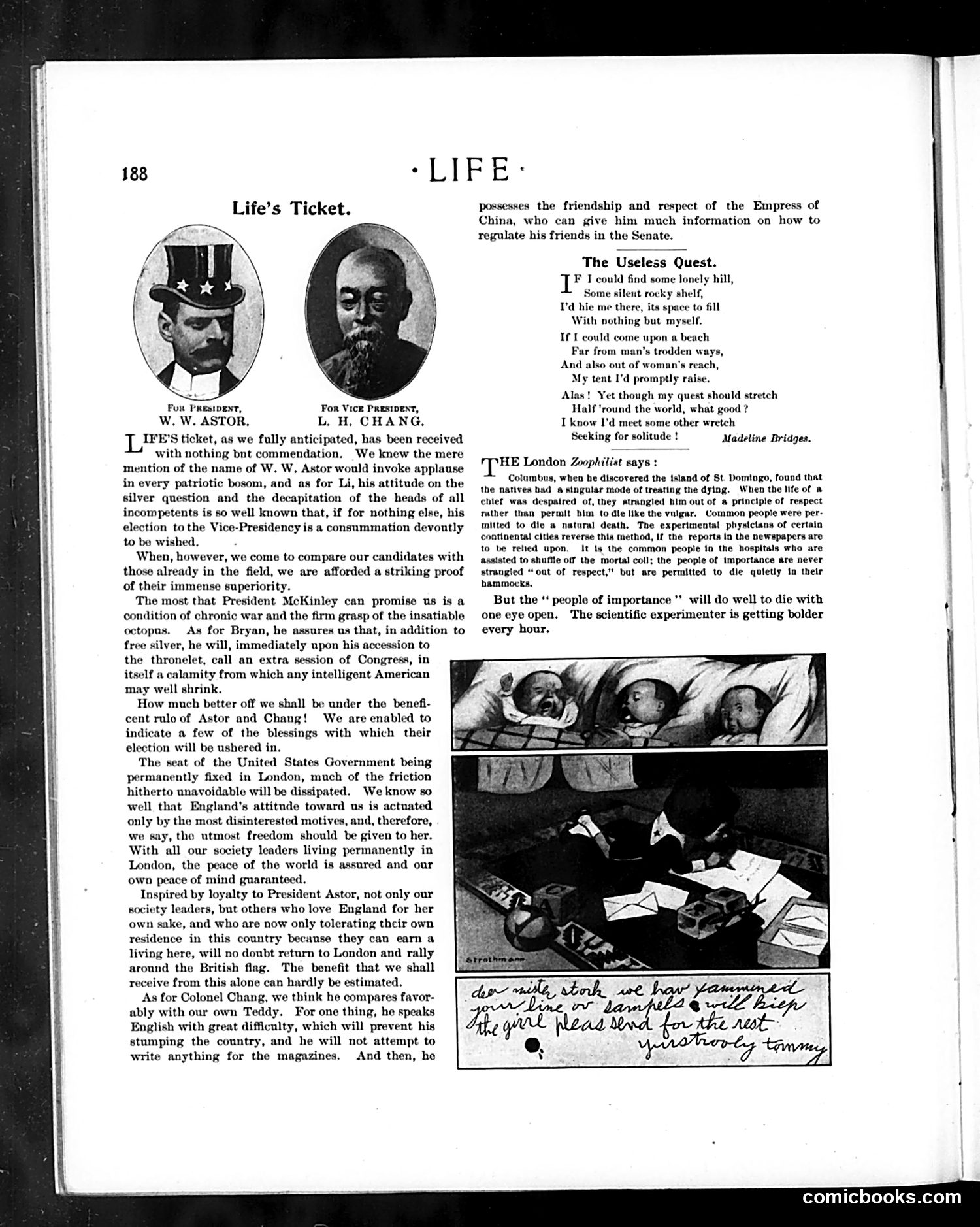Life — September 6, 1900 — page 8: Life, 1900-09-06